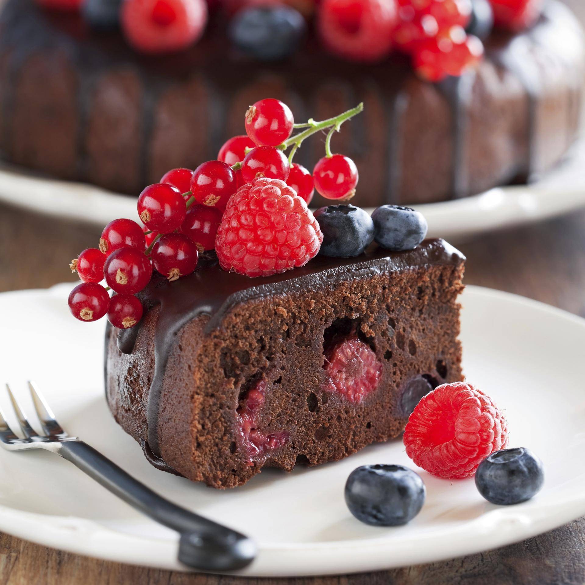 Gâteau au chocolat et aux framboises - Recette Balance de cuisine | Tefal