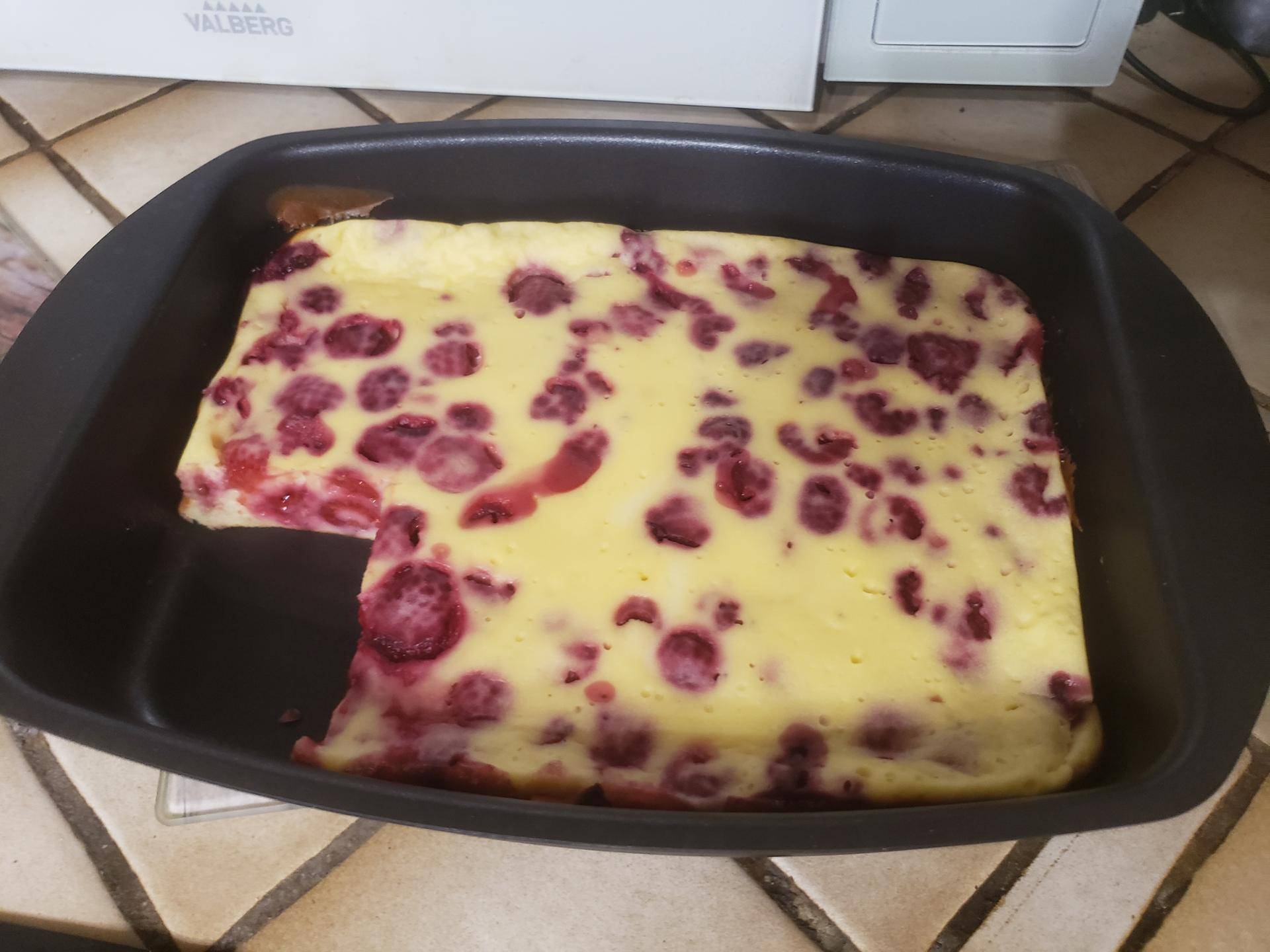 Gâteau fromage blanc framboises - Recette Cake Factory | Tefal