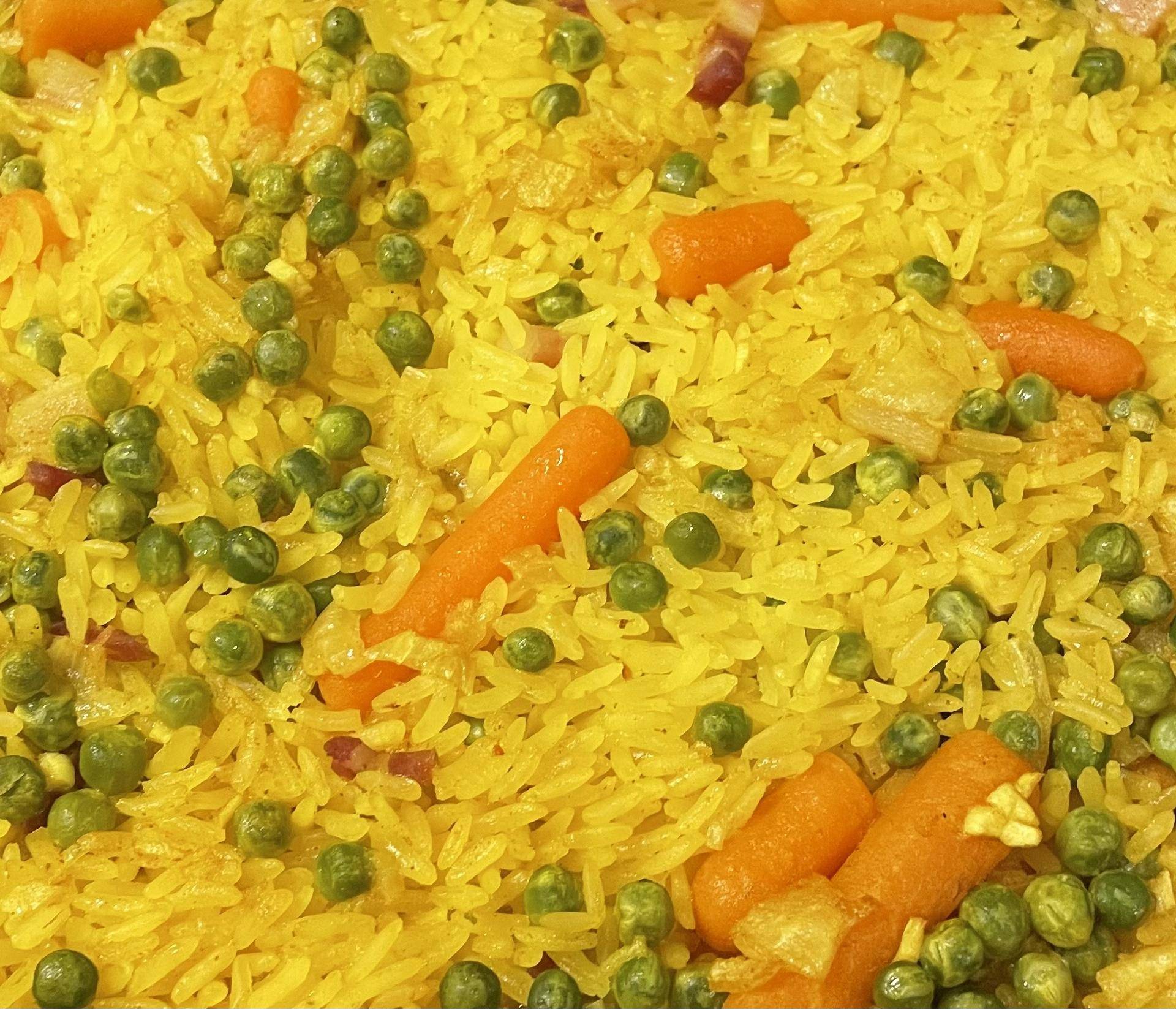 Riz au safran petit poids carottes - Recette Cake Factory Délices | Tefal