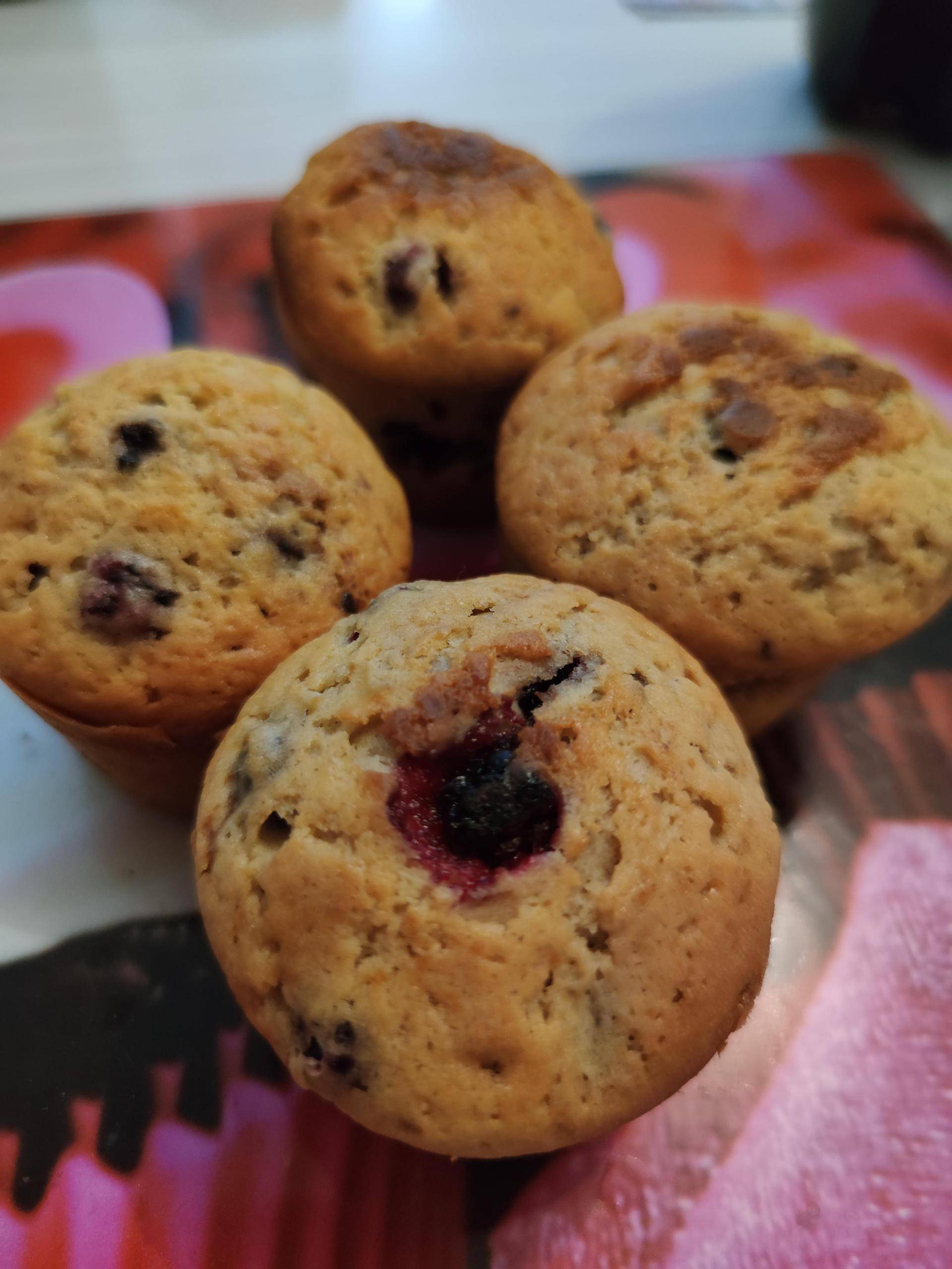 Muffins aux mûres sauvages - Recette Cake Factory | Tefal