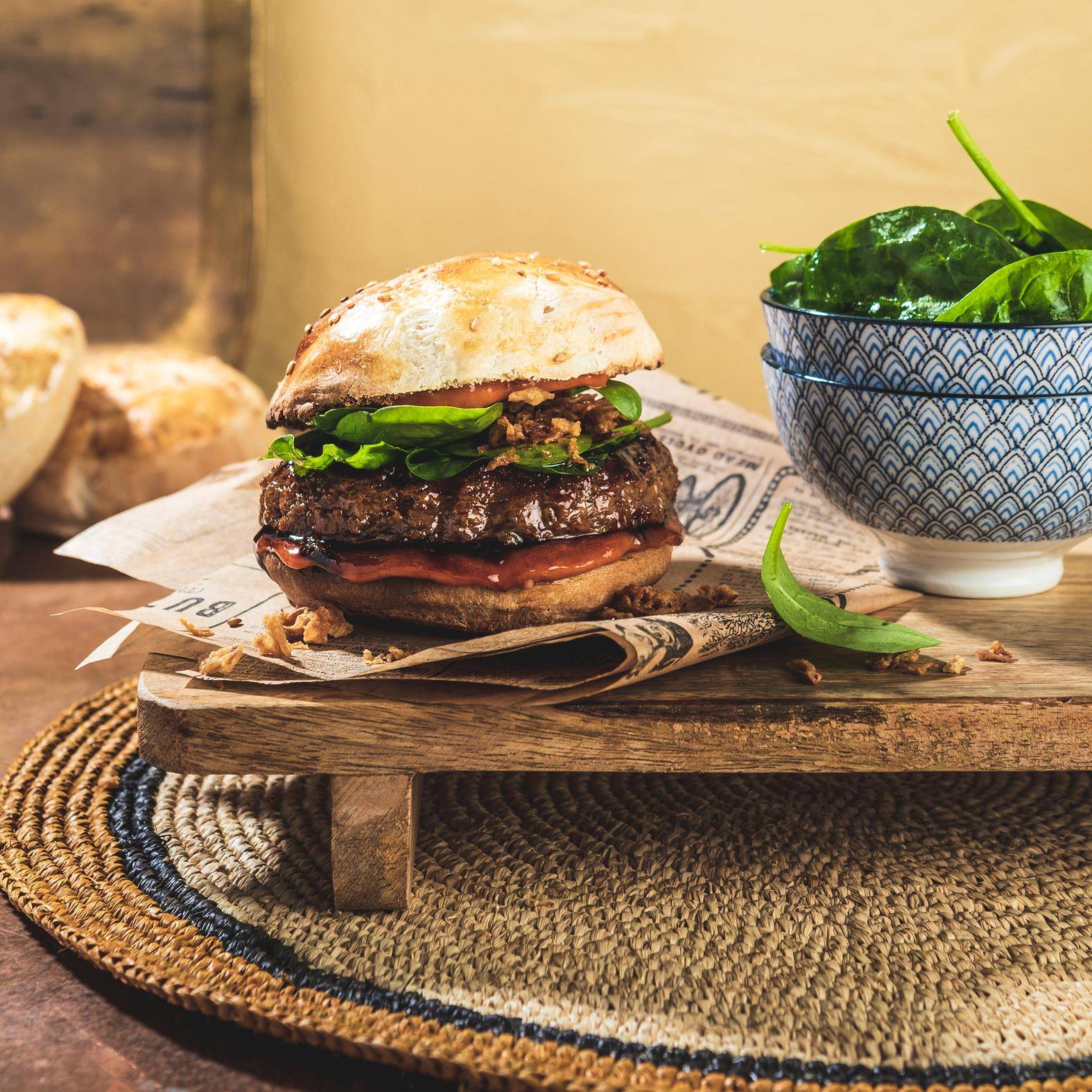 Burgers végétariens à la coréenne - Recette Poêles et Casseroles | Tefal
