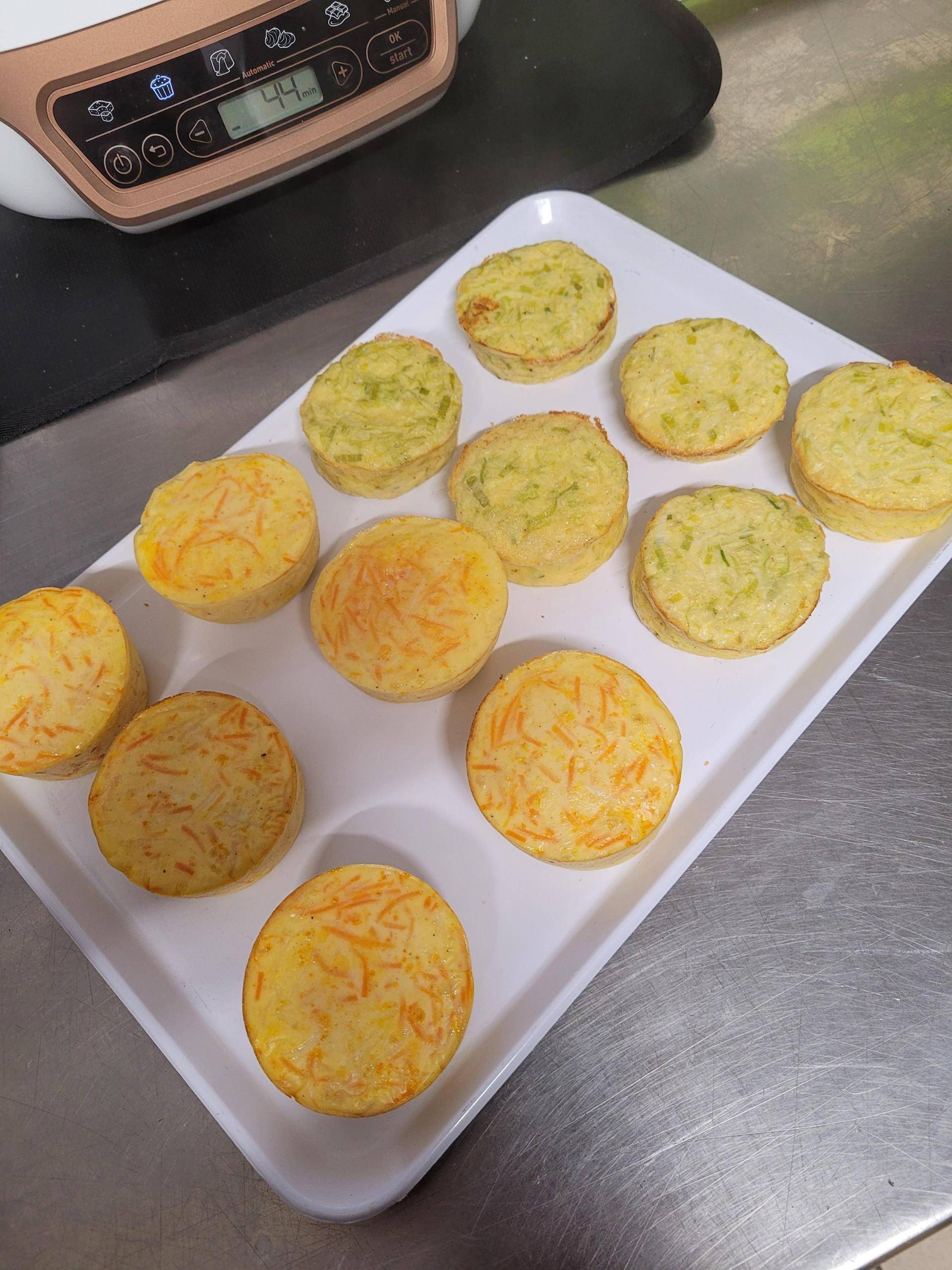 Flans légumes - Recette Cake Factory | Tefal