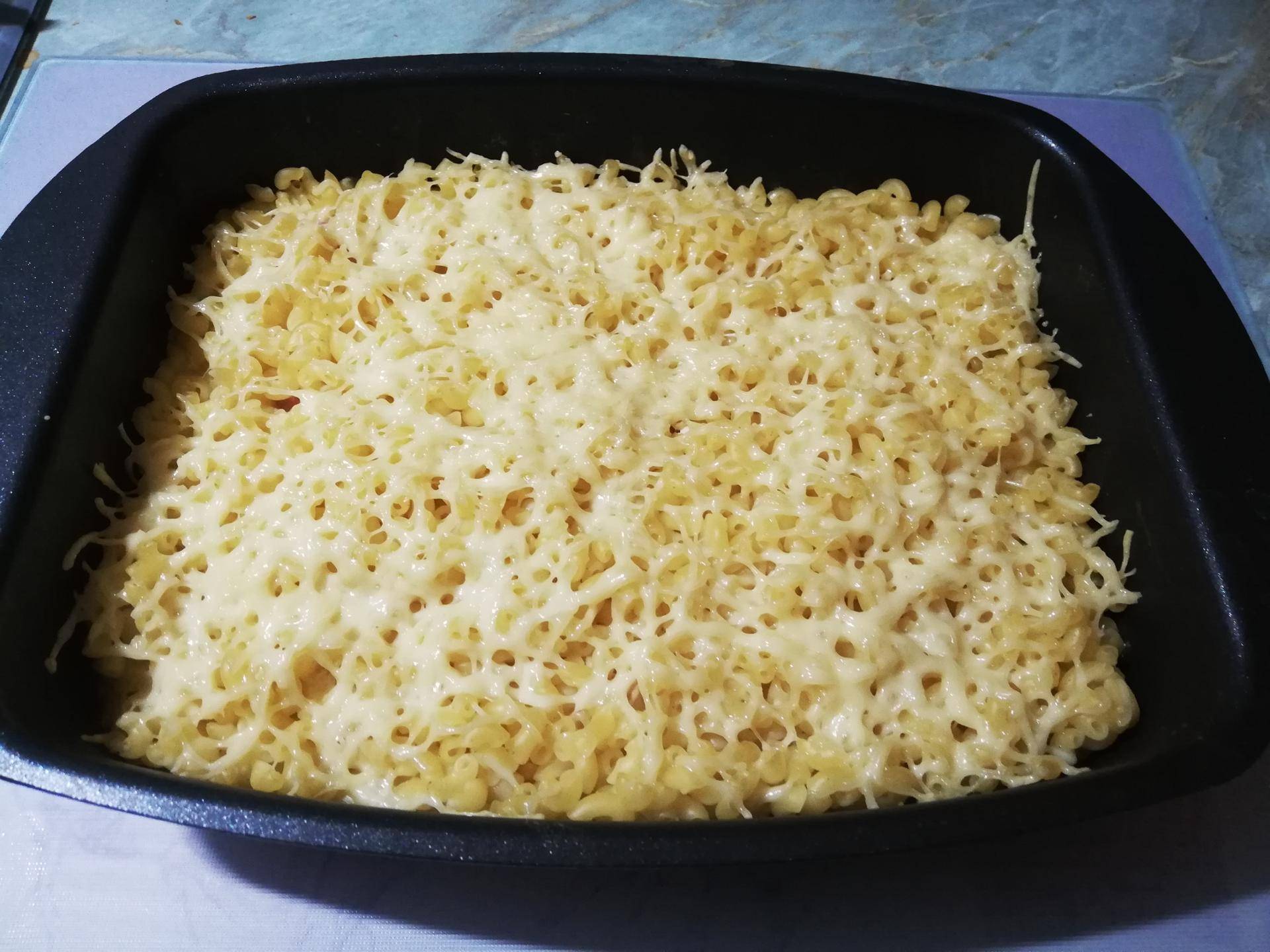 Gratin de pâtes au poulet - Recette Cake Factory | Tefal