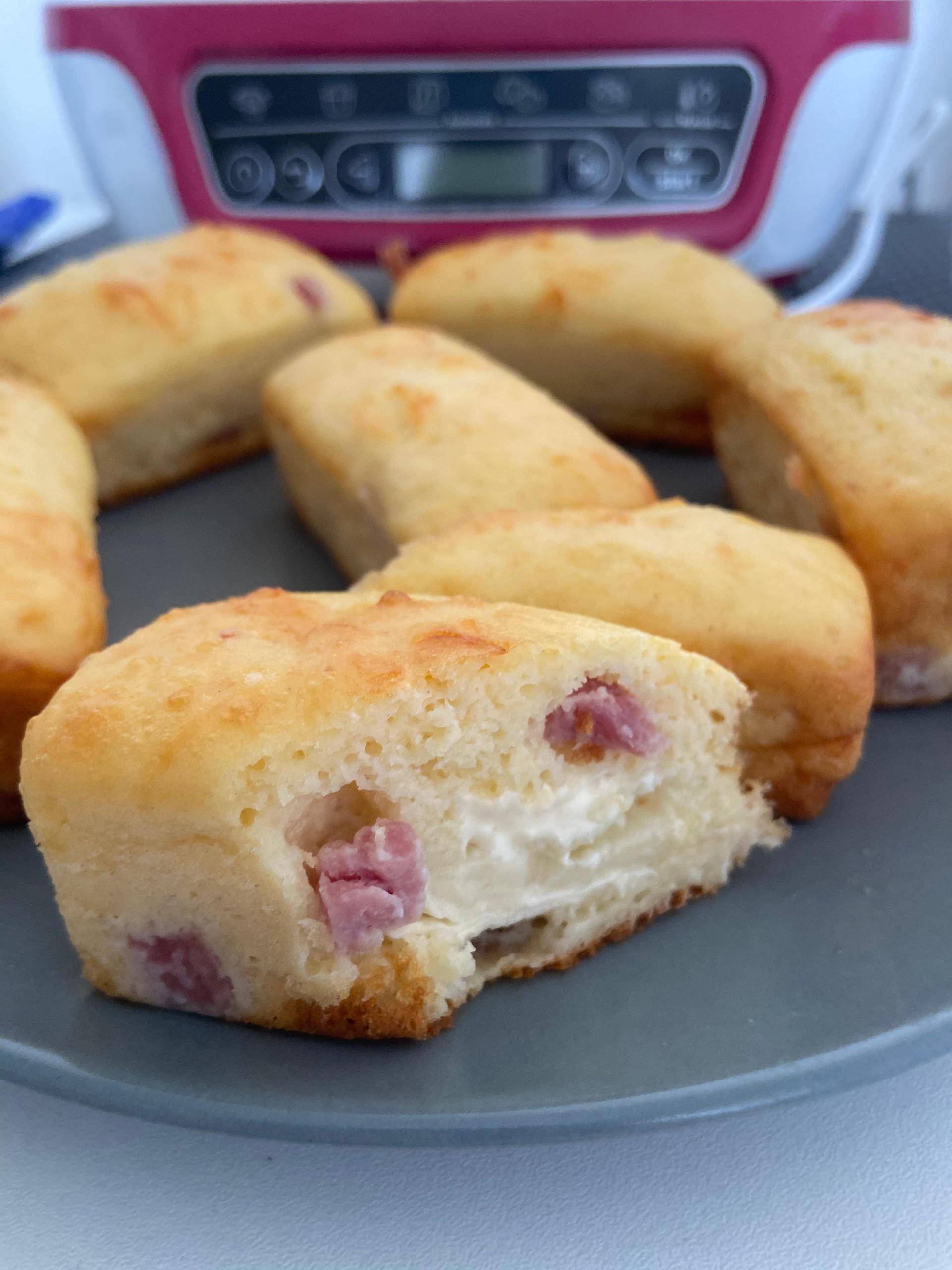 Minis cakes jambon chèvre - facile - Recette Cake Factory | Tefal