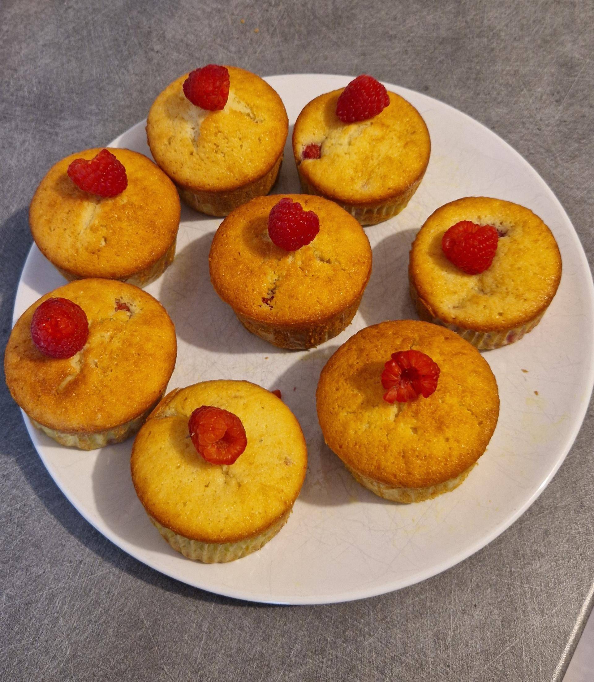 12 muffins aux framboises - Recette Cake Factory Infinity | Tefal
