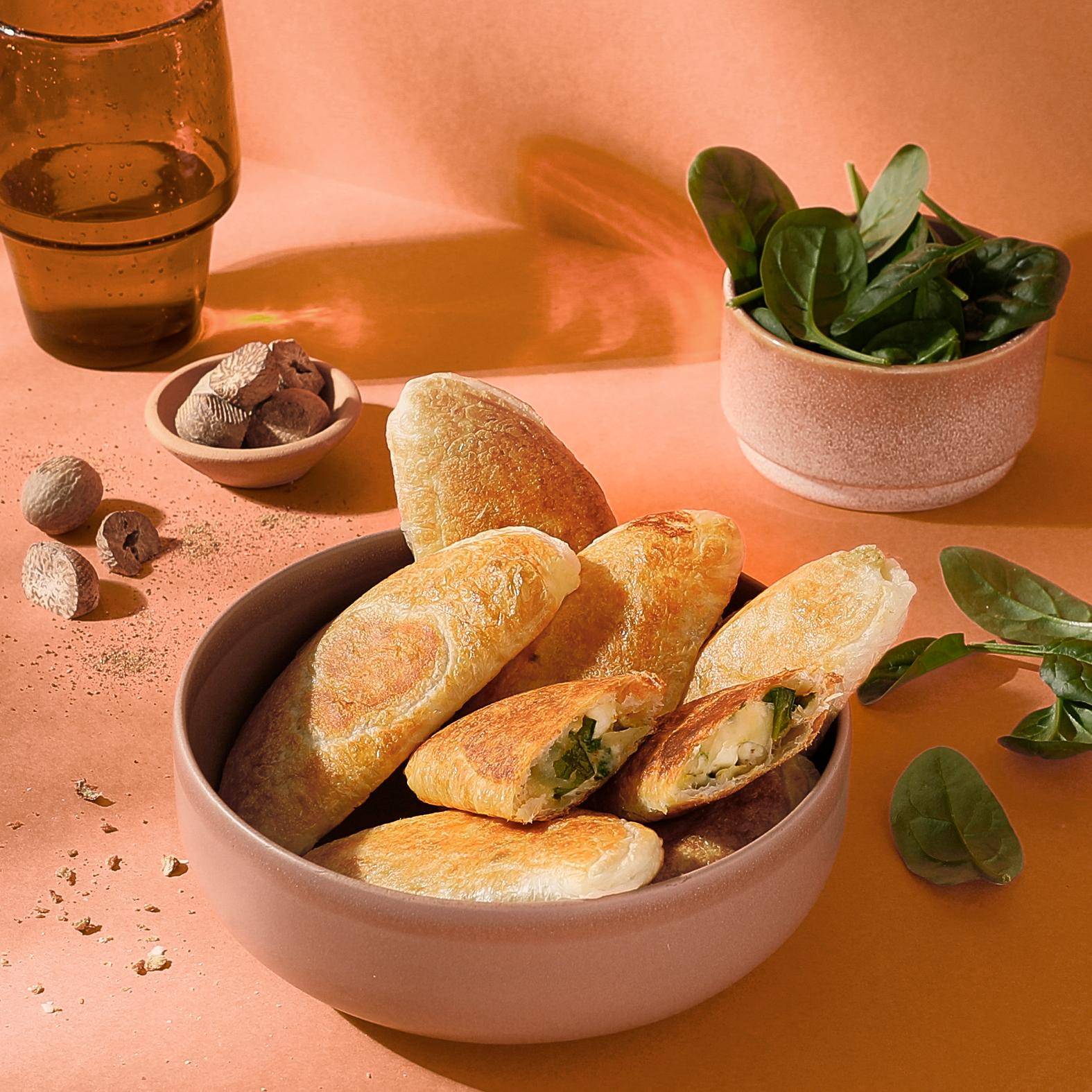 Flapjes van spinazie en kaas - Recette Snack Collection MECHANICAL | Tefal