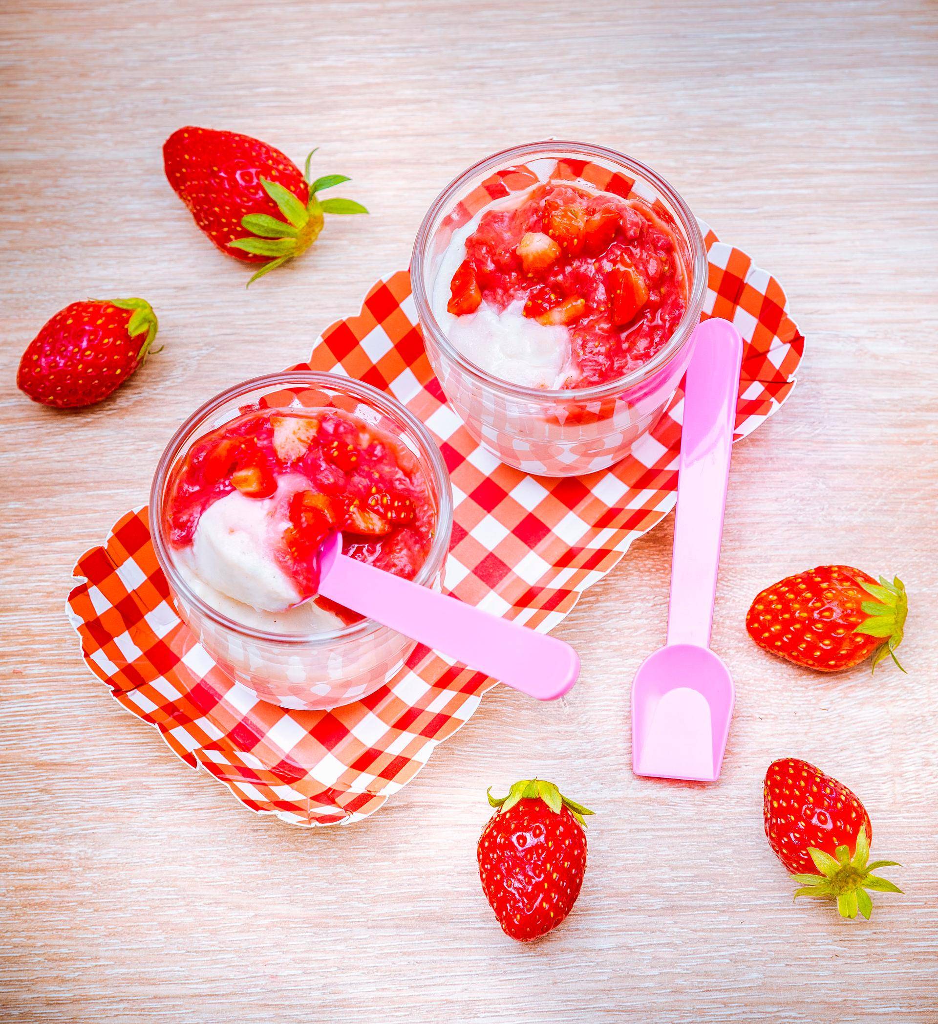 Douceur de riz, fraises & vanille à partir de 12 mois - Recette undefined | Tefal