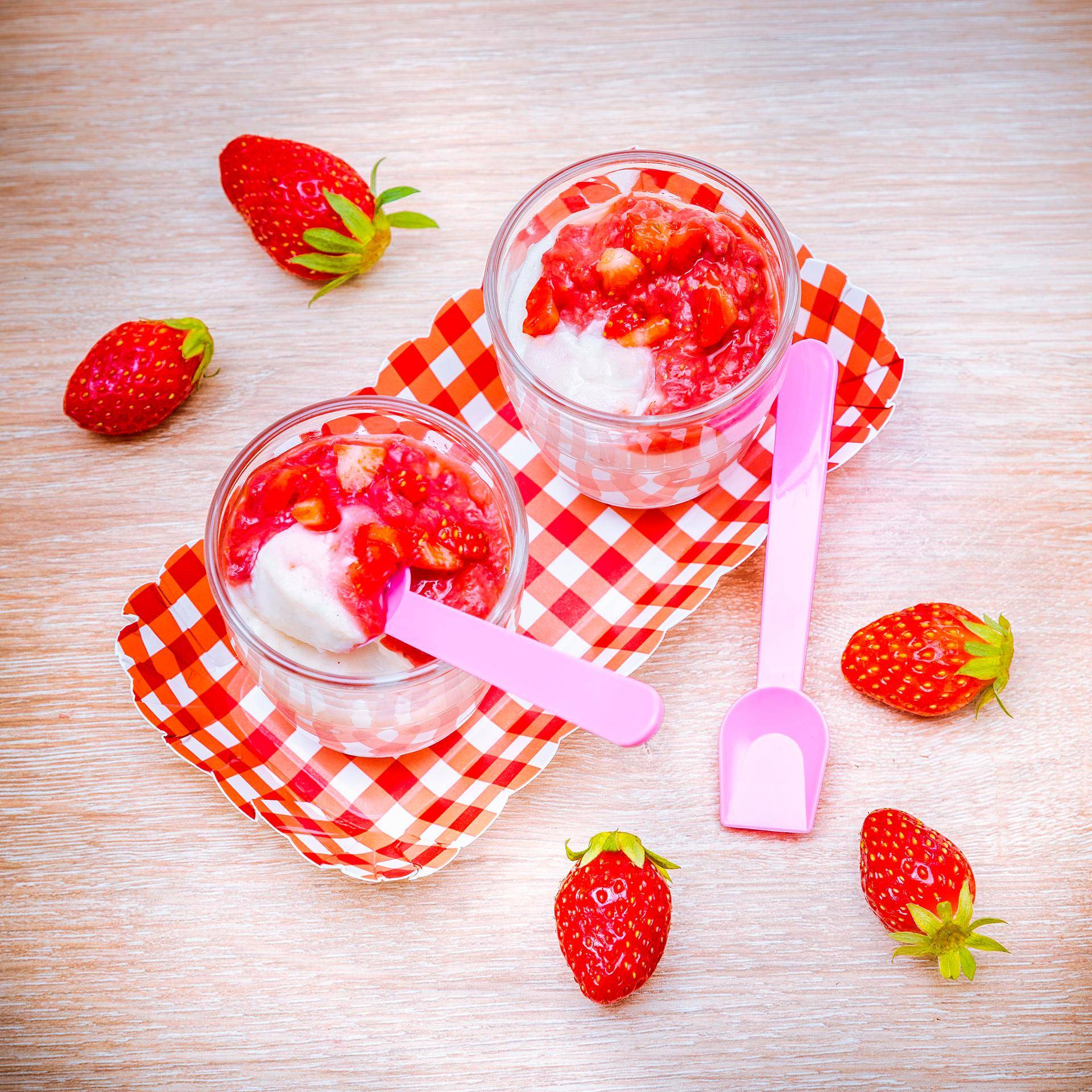 Douceur de riz, fraises & vanille à partir de 12 mois - Recette undefined | Tefal