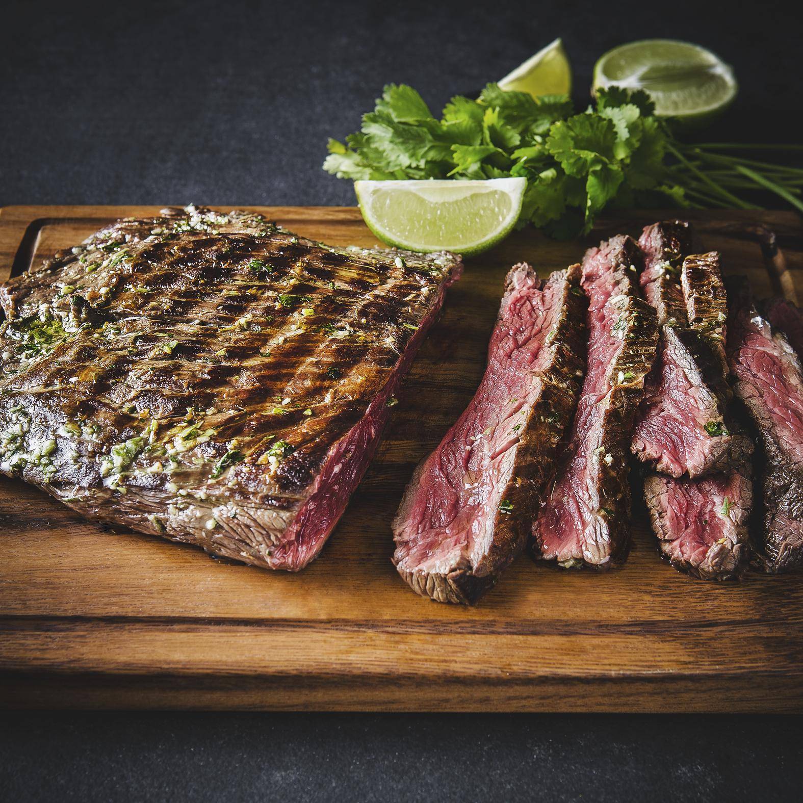 Gemarineerde flanksteak met limoen en koriander - Recette OptiGrill + | Tefal