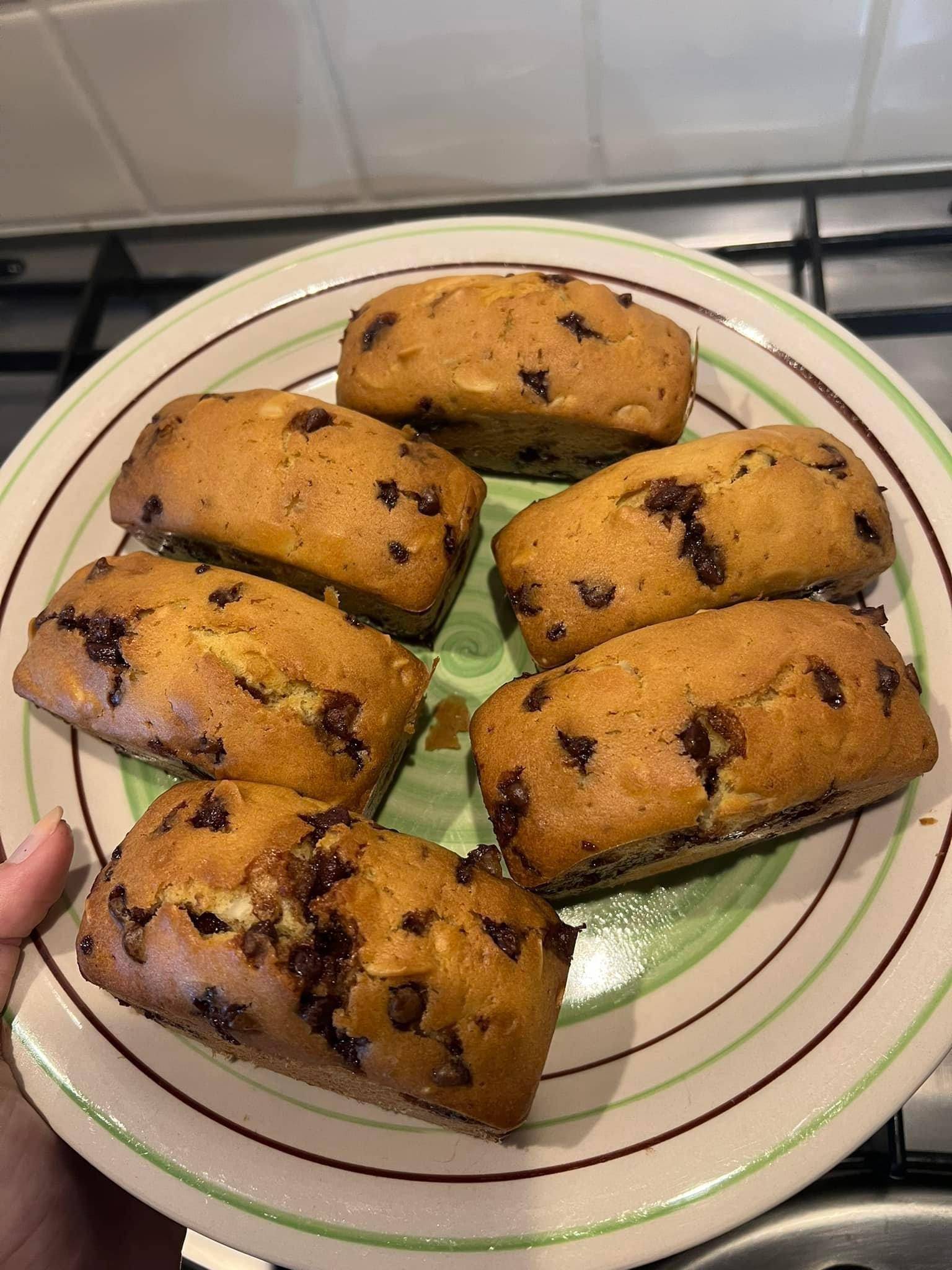 Cakes aux pépites de chocolat. - Recette Cake Factory | Tefal