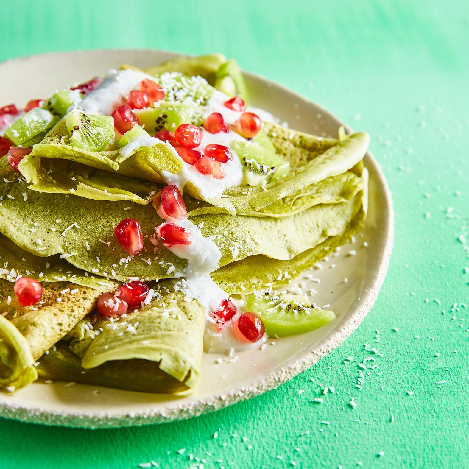 Crêpes matcha vegan - Recette Poêles et Casseroles | Tefal