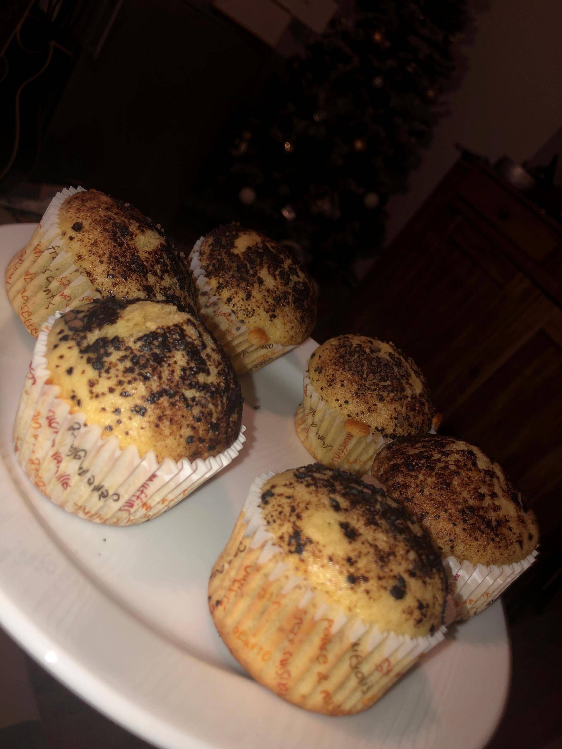 Muffins banane coeur Nutella - Recette Cake Factory | Tefal