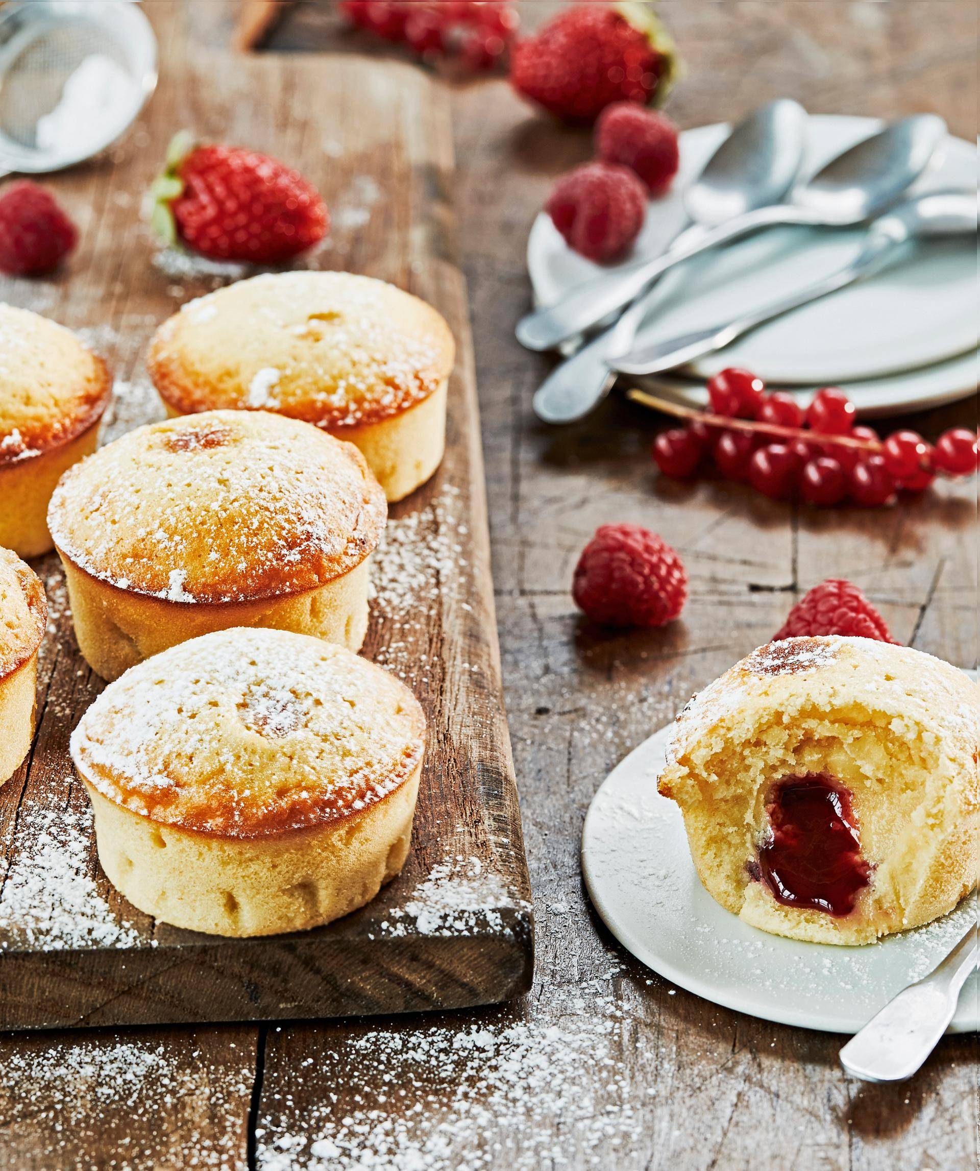 Cœurs coulants aux fruits rouges - Recette Cake Factory | Tefal