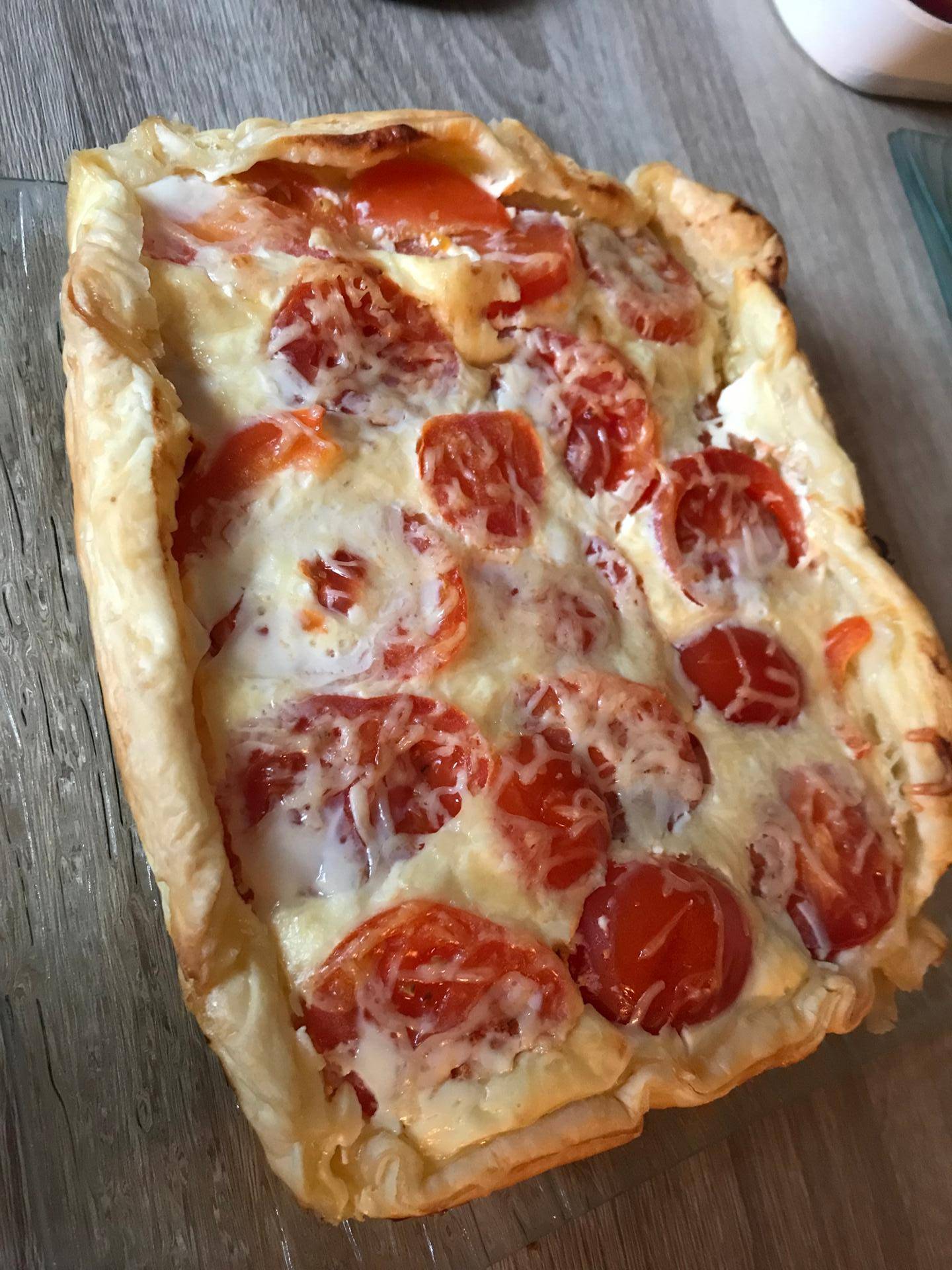 Tarte thon maïs et tomates - Recette Cake Factory | Tefal