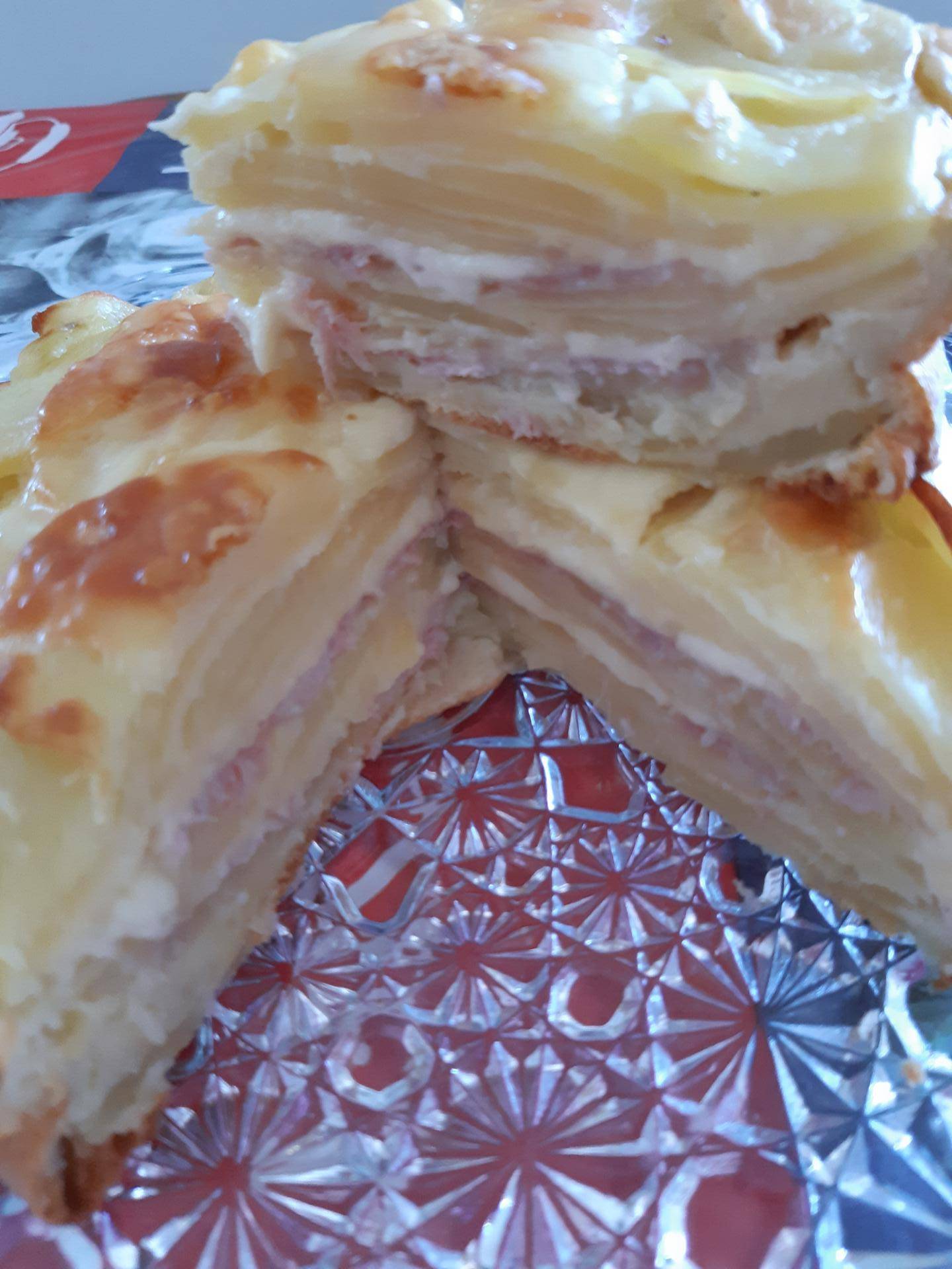 Gâteau au pommes de terres jambon fromage - Recette Cake Factory | Tefal