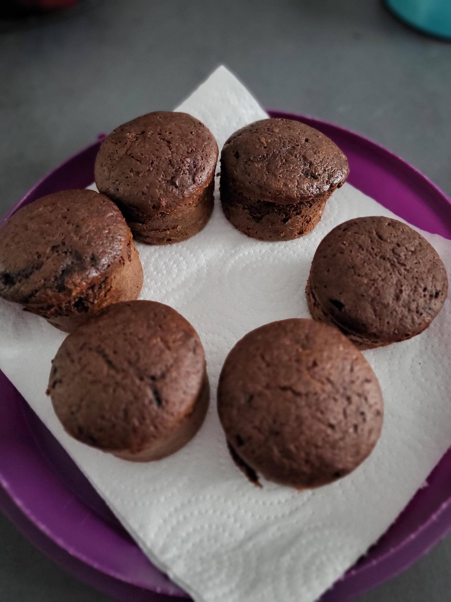 Muffins léger chocolat banane - Recette Cake Factory | Tefal