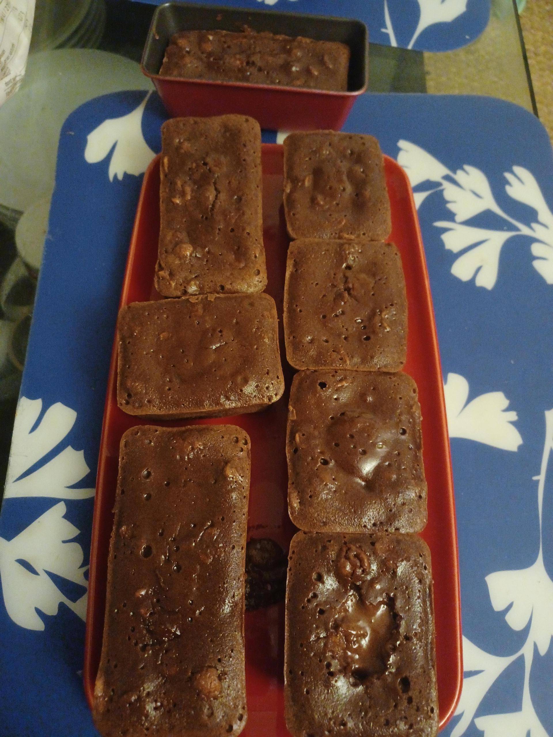 Minis cake choco-banane(pecan-lion) - Recette Cake Factory Délices | Tefal