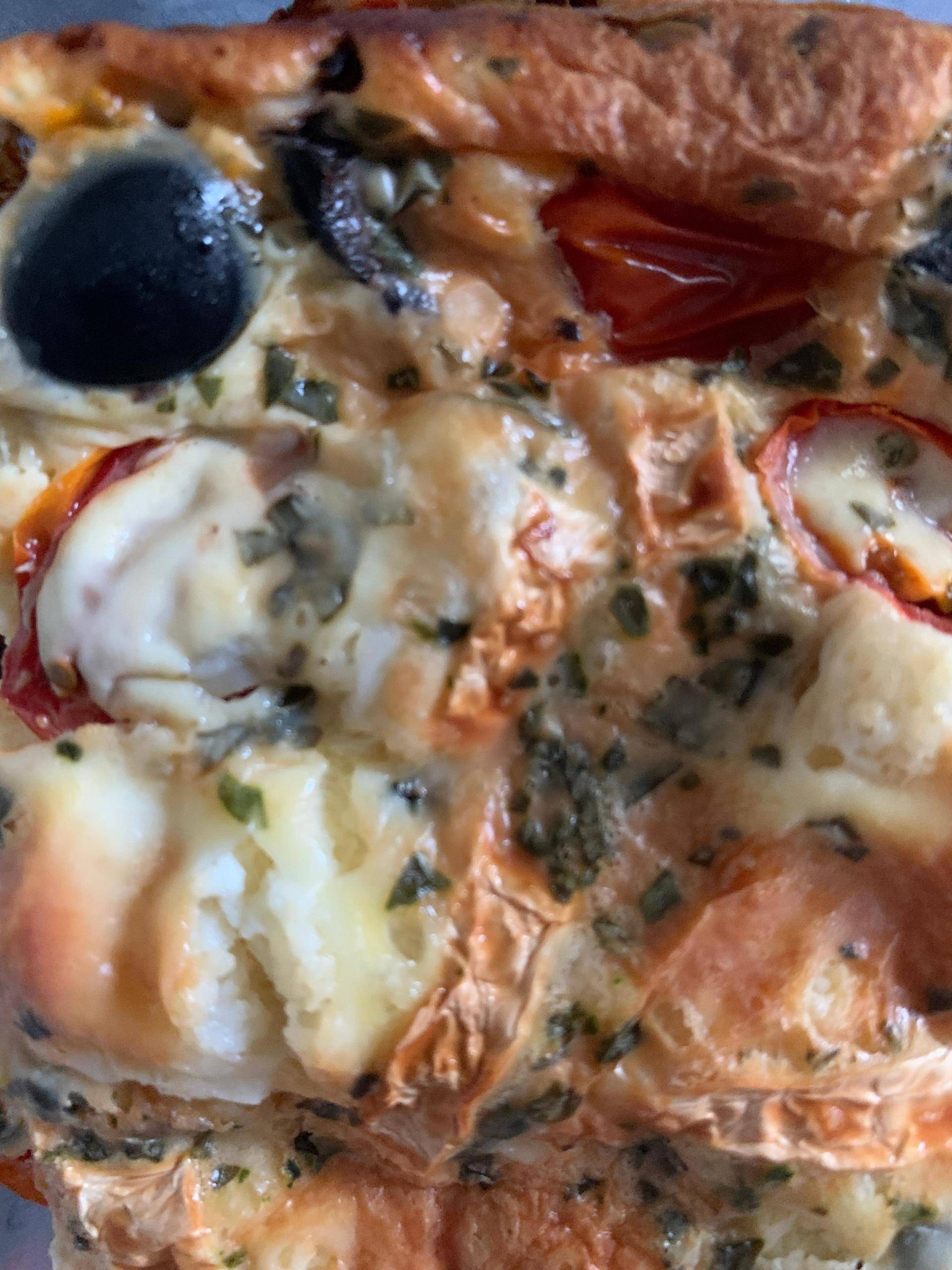 Flan tomates cerises olive et chèvre - Recette Cake Factory | Tefal