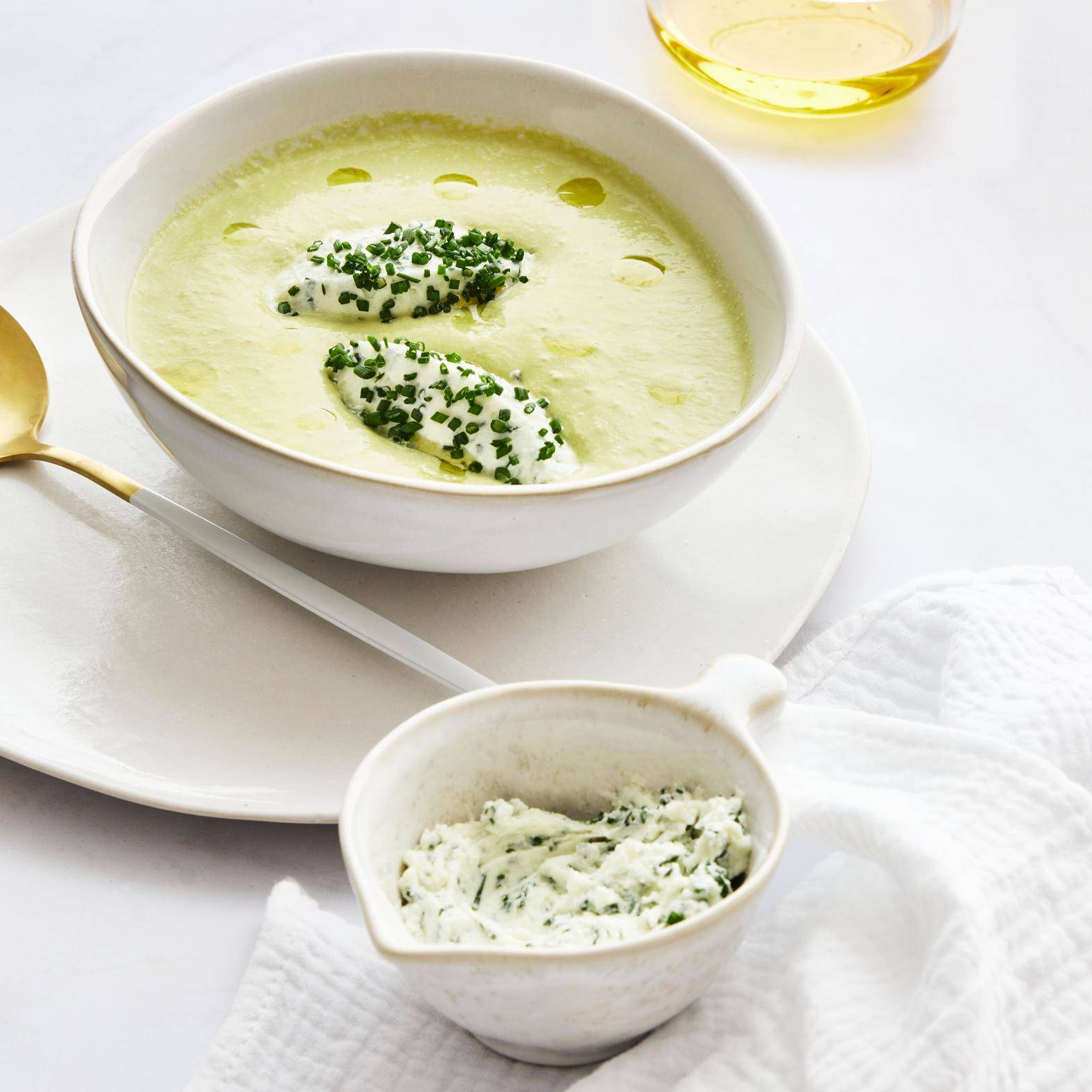 Velouté d'asperges au chèvre frais - Recette undefined | Tefal
