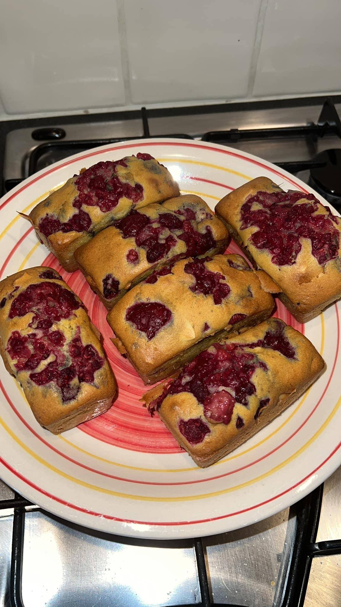 Cakes framboises. - Recette Cake Factory | Tefal