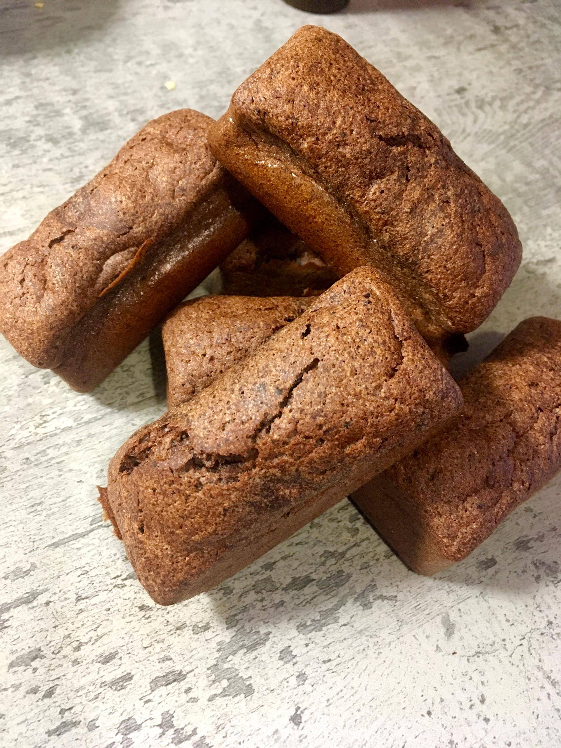 Mini quatre quarts cacao healthy - Recette Cake Factory | Tefal