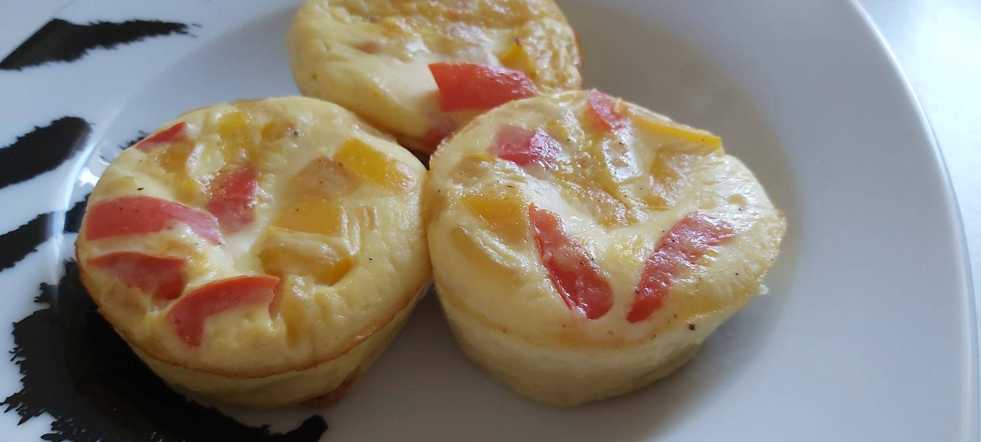 Quiches sans pâte aux poivrons - Recette Cake Factory | Tefal
