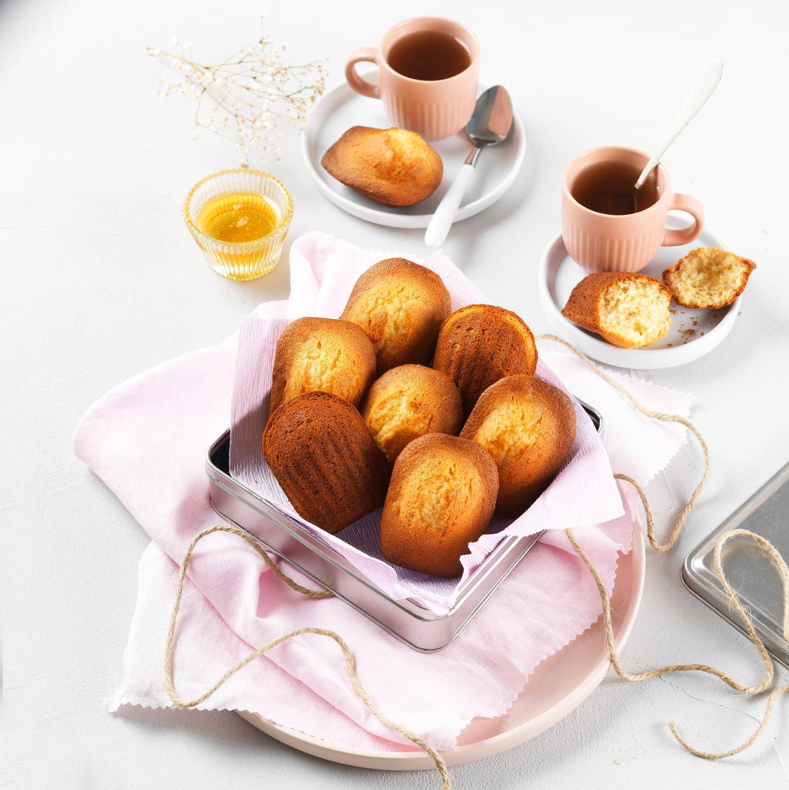 Orange and almond mini-madeleines - Recette Snack Collection MECHANICAL | Tefal