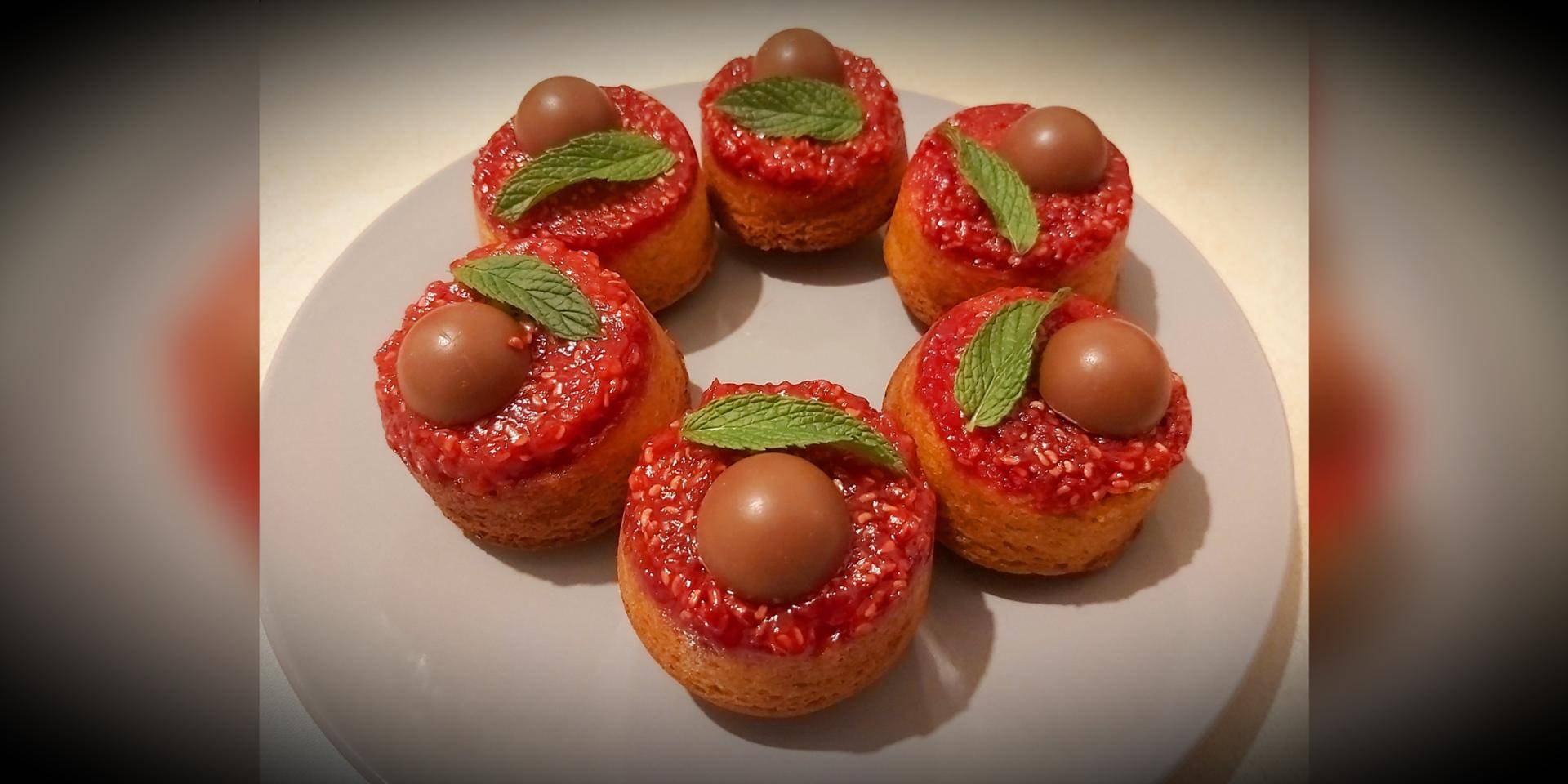 Mini Tatins aux Framboises - Recette Cake Factory | Tefal