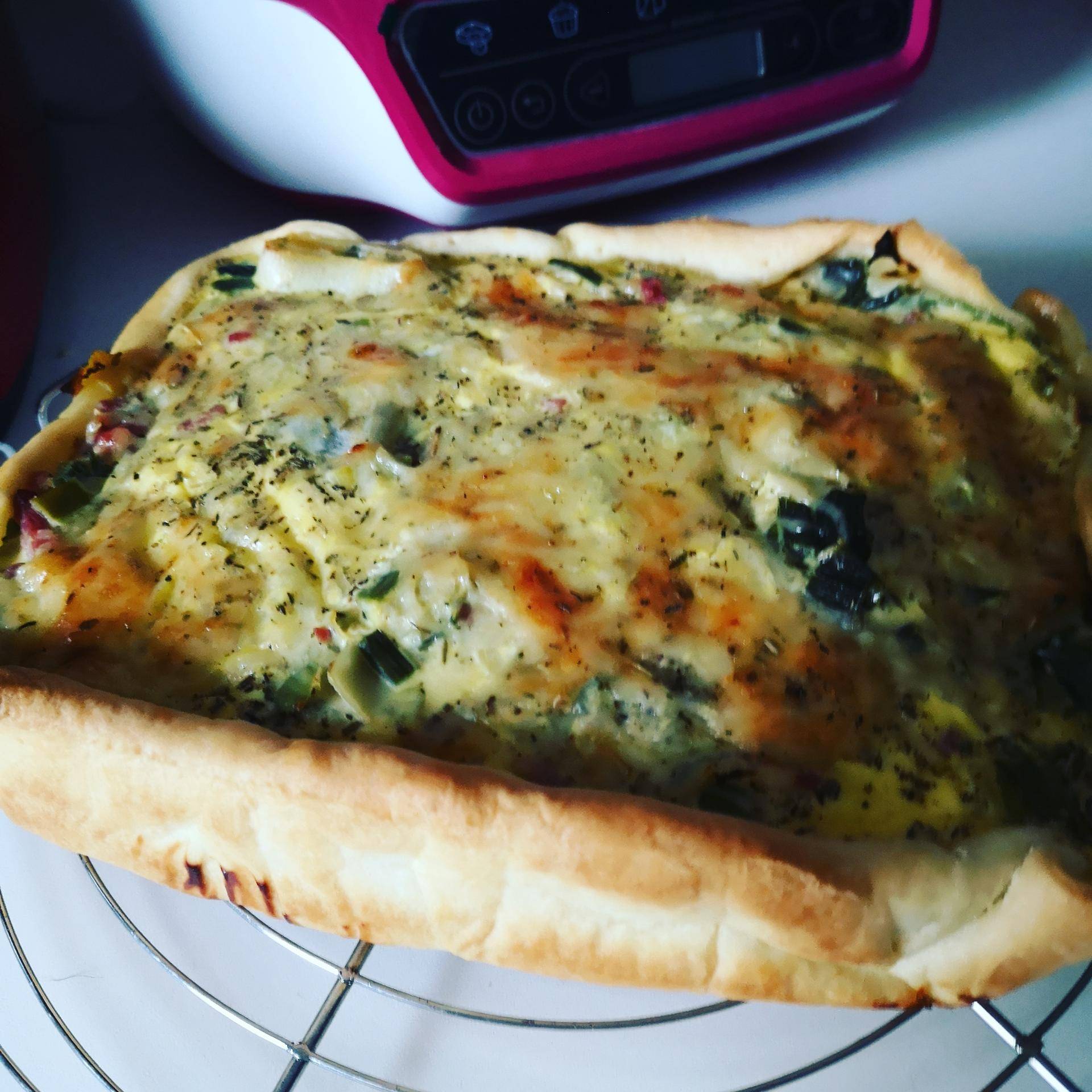 Quiche aux poireaux - Recette Cake Factory | Tefal