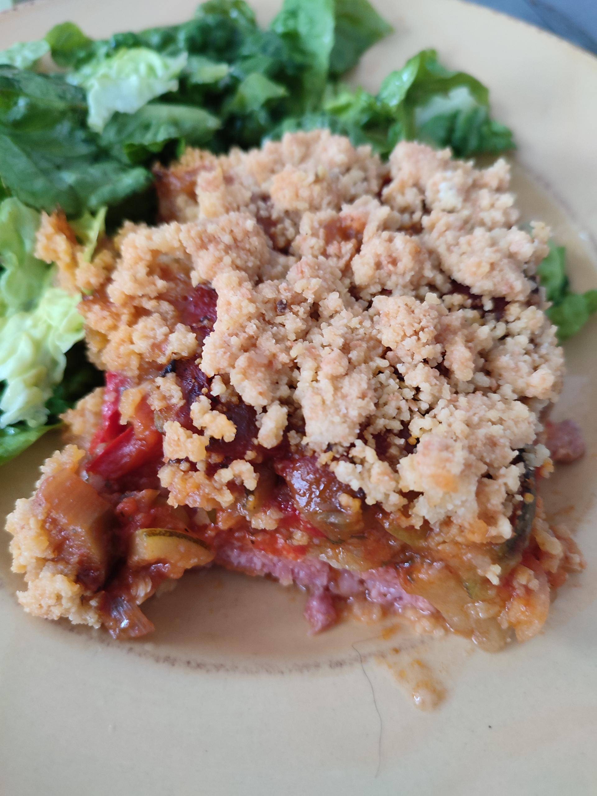Gratin du soleil crumble parmesan - Recette Cake Factory | Tefal