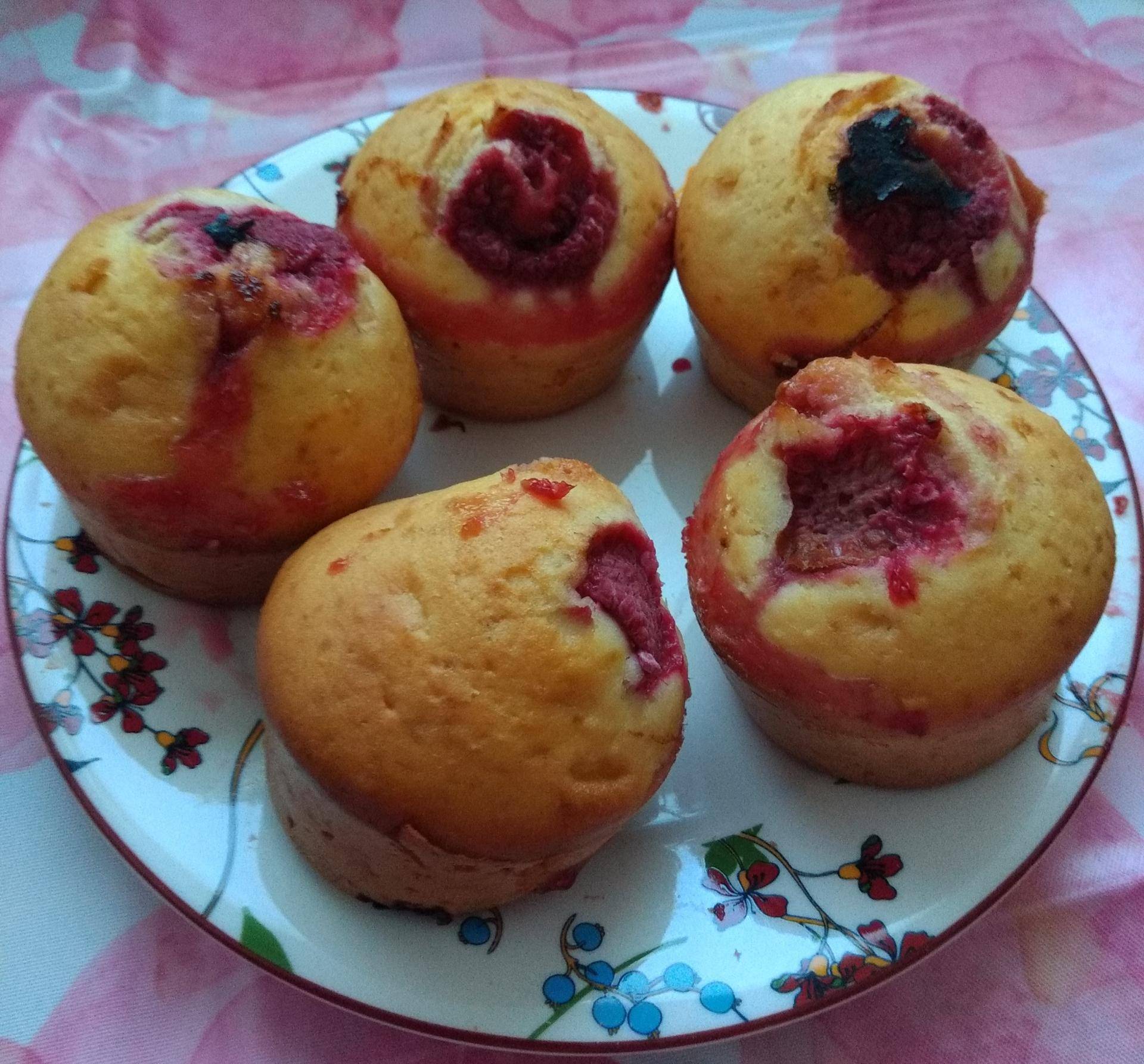 Muffins au coulis de framboises fait maison - Recette Cake Factory | Tefal