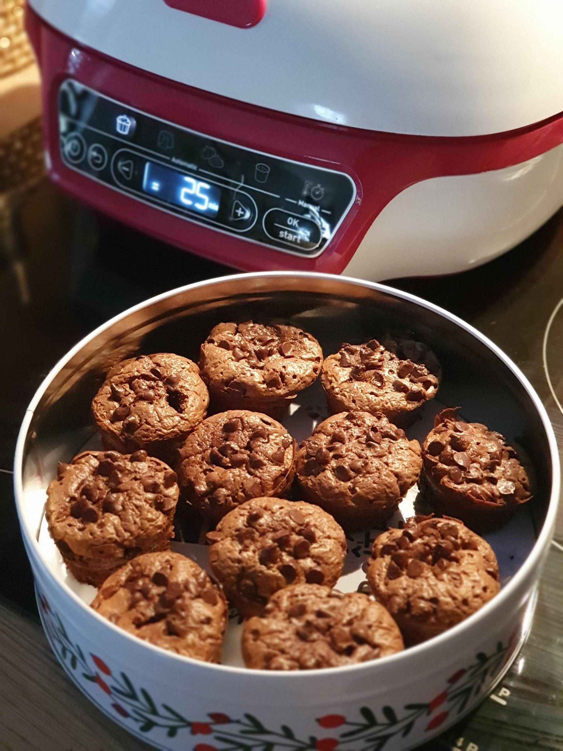 Mini Muffins aux chocolat - Recette Cake Factory Délices | Tefal