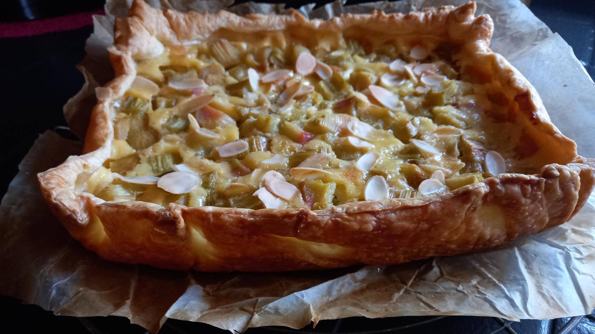 Tarte à la rhubarbe - Recette Cake Factory Délices | Tefal