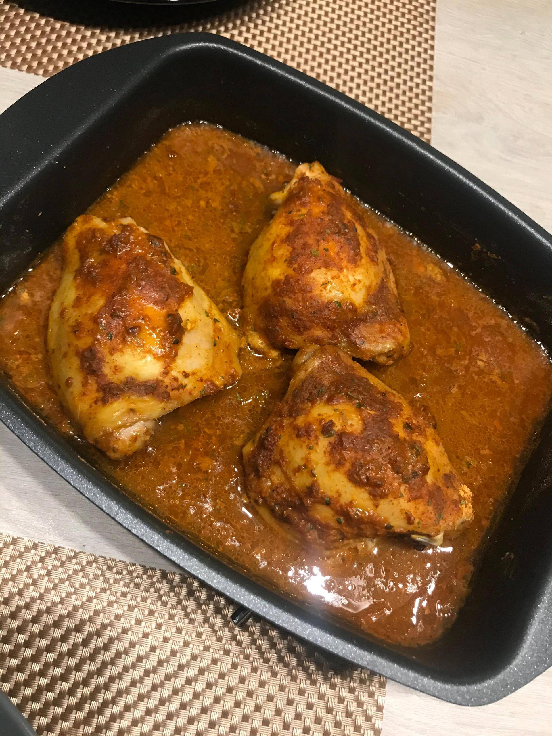 Haut de cuisses de poulet aux épices indiennes - Recette Cake Factory | Tefal