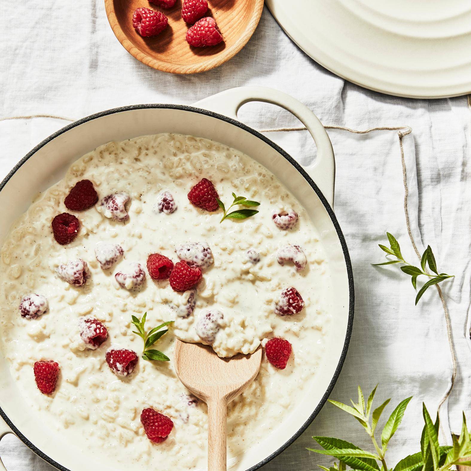 Cocotte de riz au lait framboises et sureau - Recette Poêles et Casseroles | Tefal