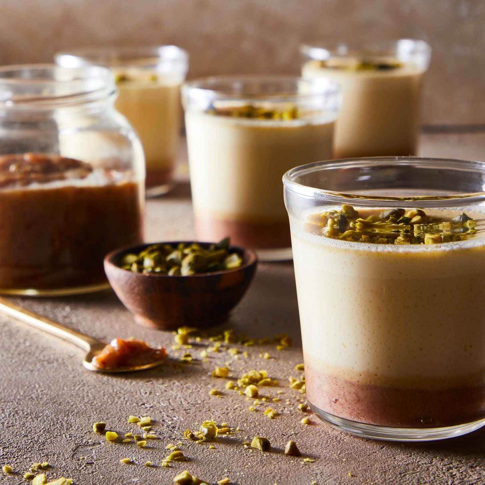 Crèmes au gingembre et purée de dattes - Recette Cake Factory Délices | Tefal