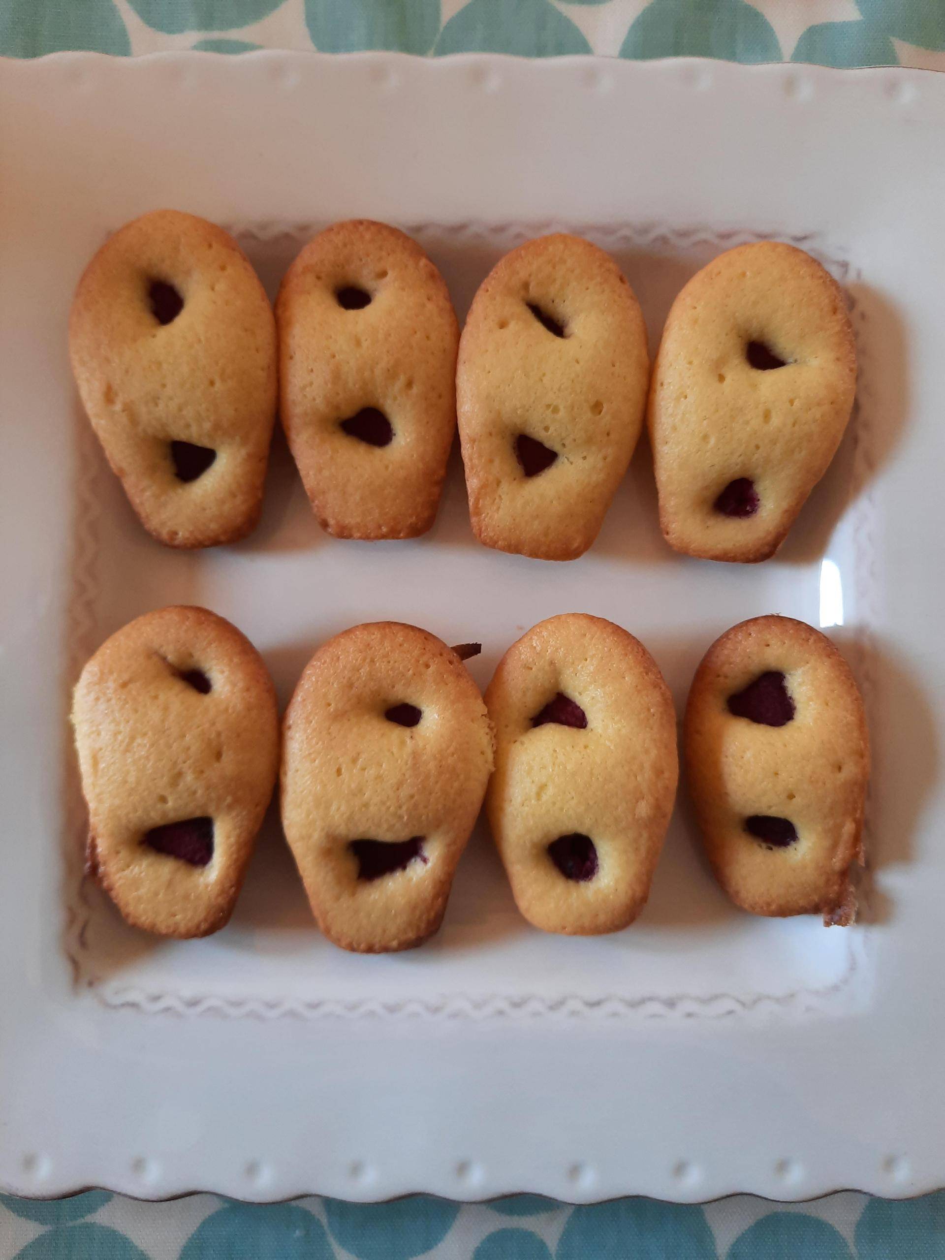 Madeleines aux framboises - Recette Cake Factory | Tefal