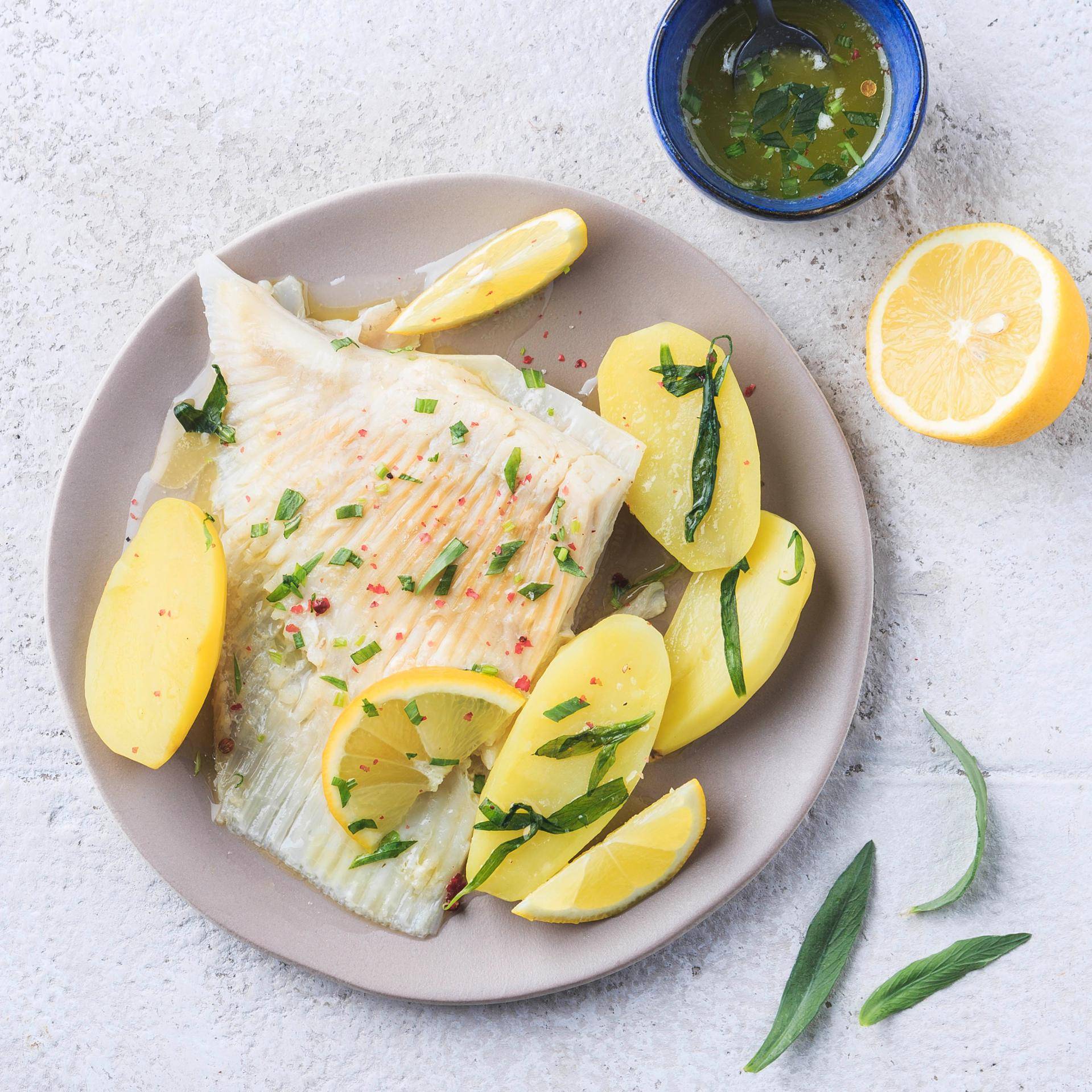 Aile de raie aux pommes de terre - Recette undefined | Tefal