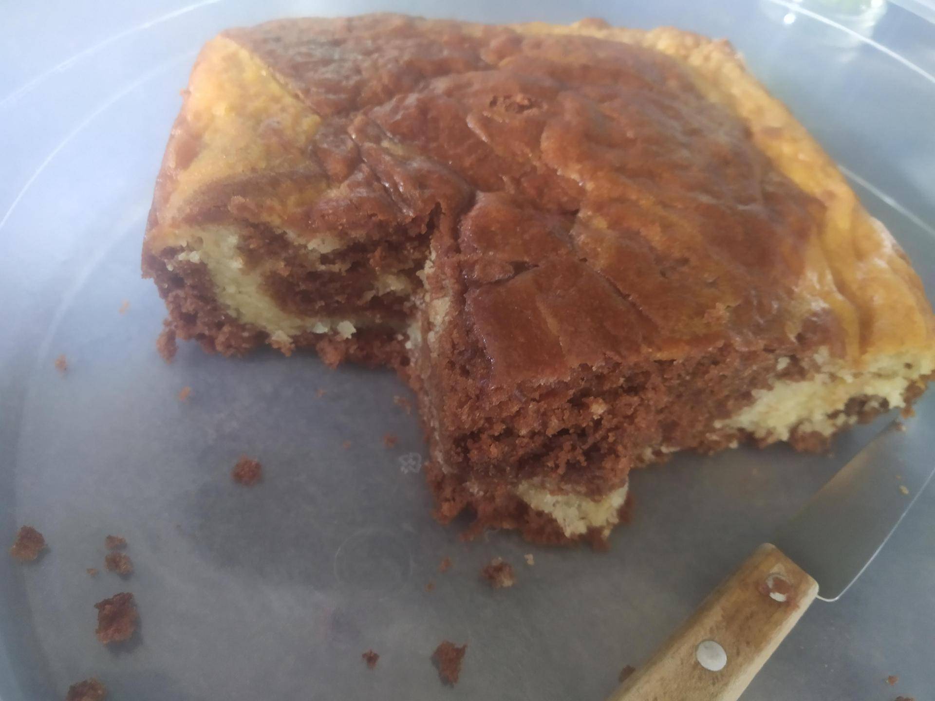 Marbré chocolat blanc et noir sans oeufs - Recette Cake Factory | Tefal