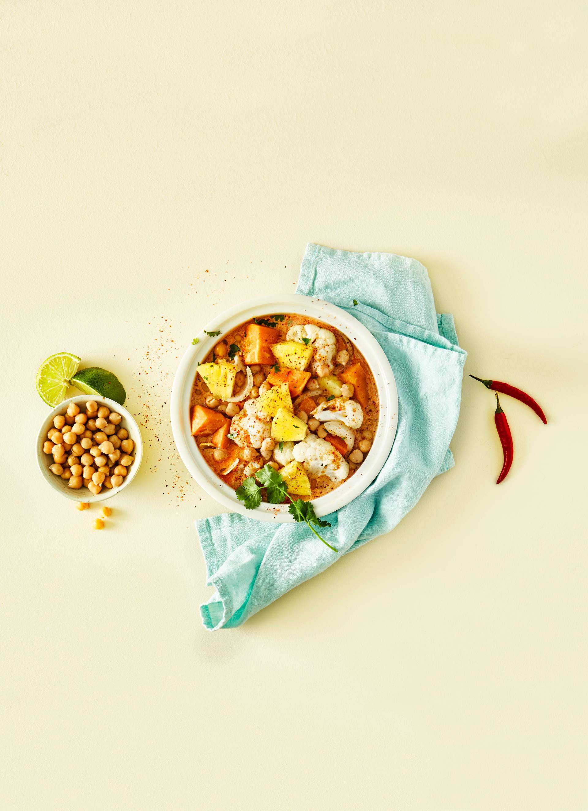 Curry de légumes à l'ananas - Recette Poêles et Casseroles | Tefal