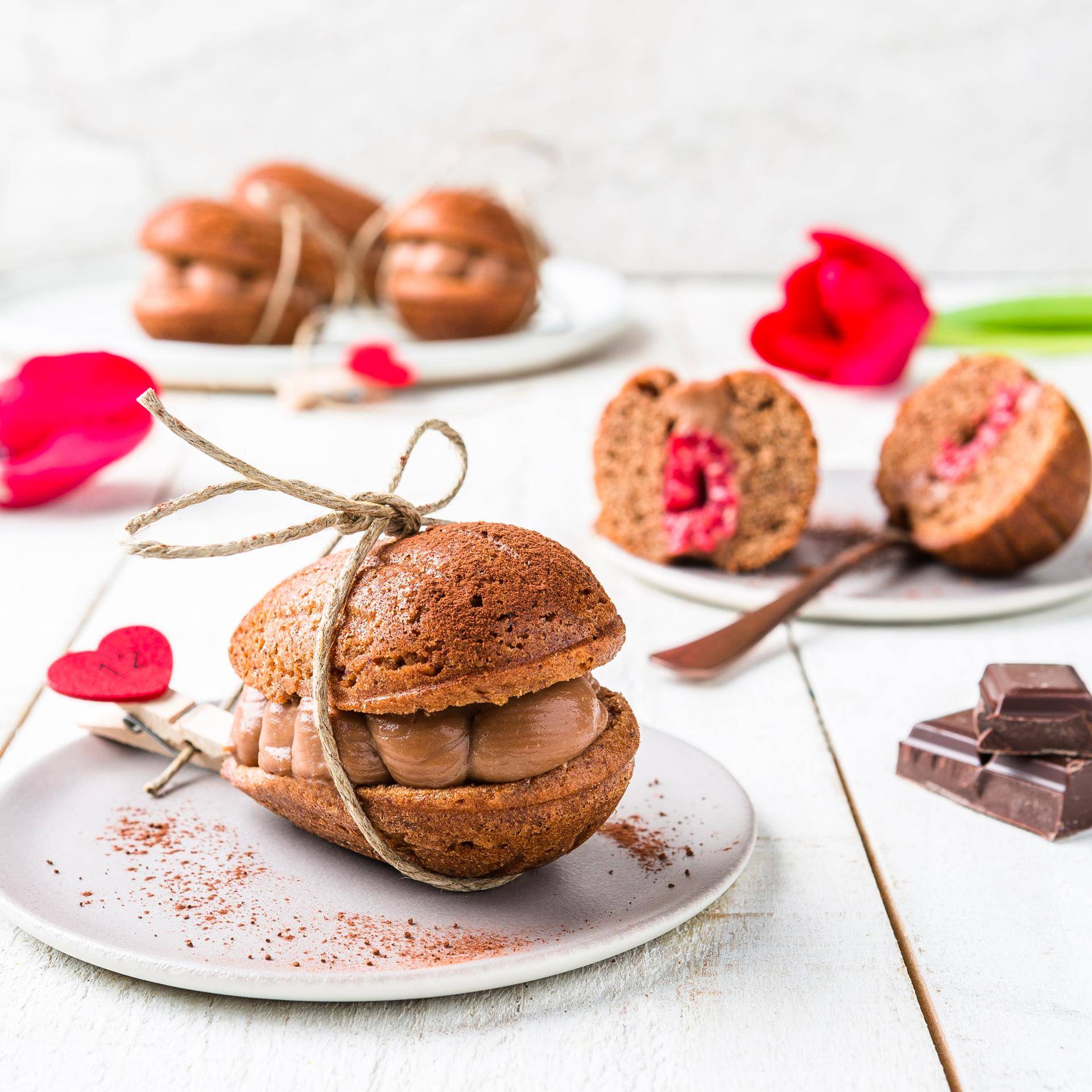 Madeleines sandwich tout choco - Recette Cake Factory | Tefal