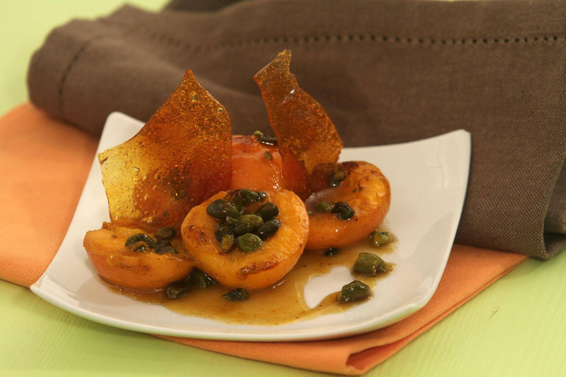 Médaillons d'abricots à la pistache - Recette Balance de cuisine | Tefal