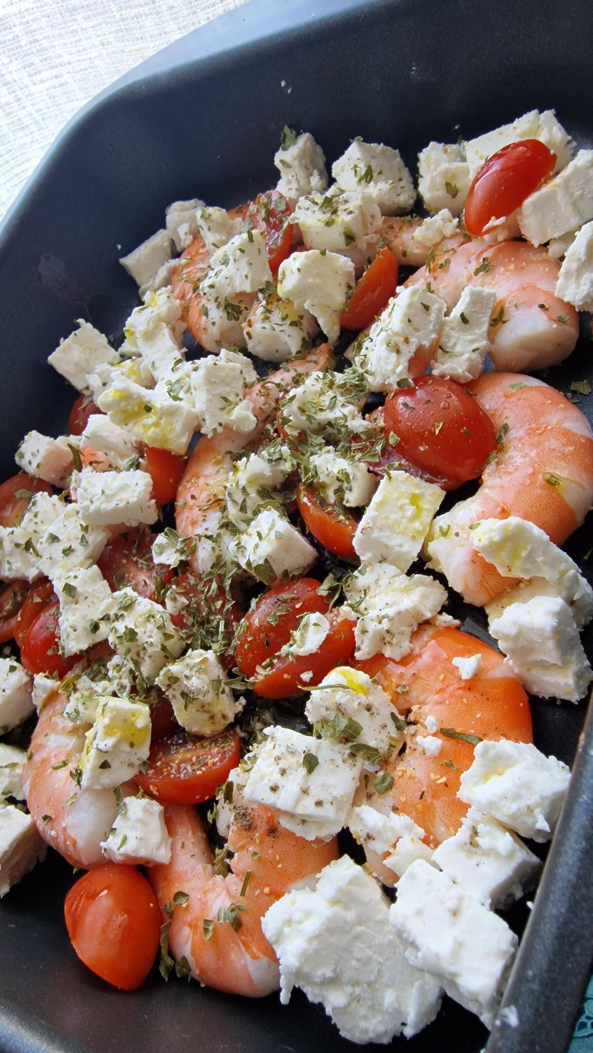 Crevettes fêta - Recette Cake Factory Délices | Tefal