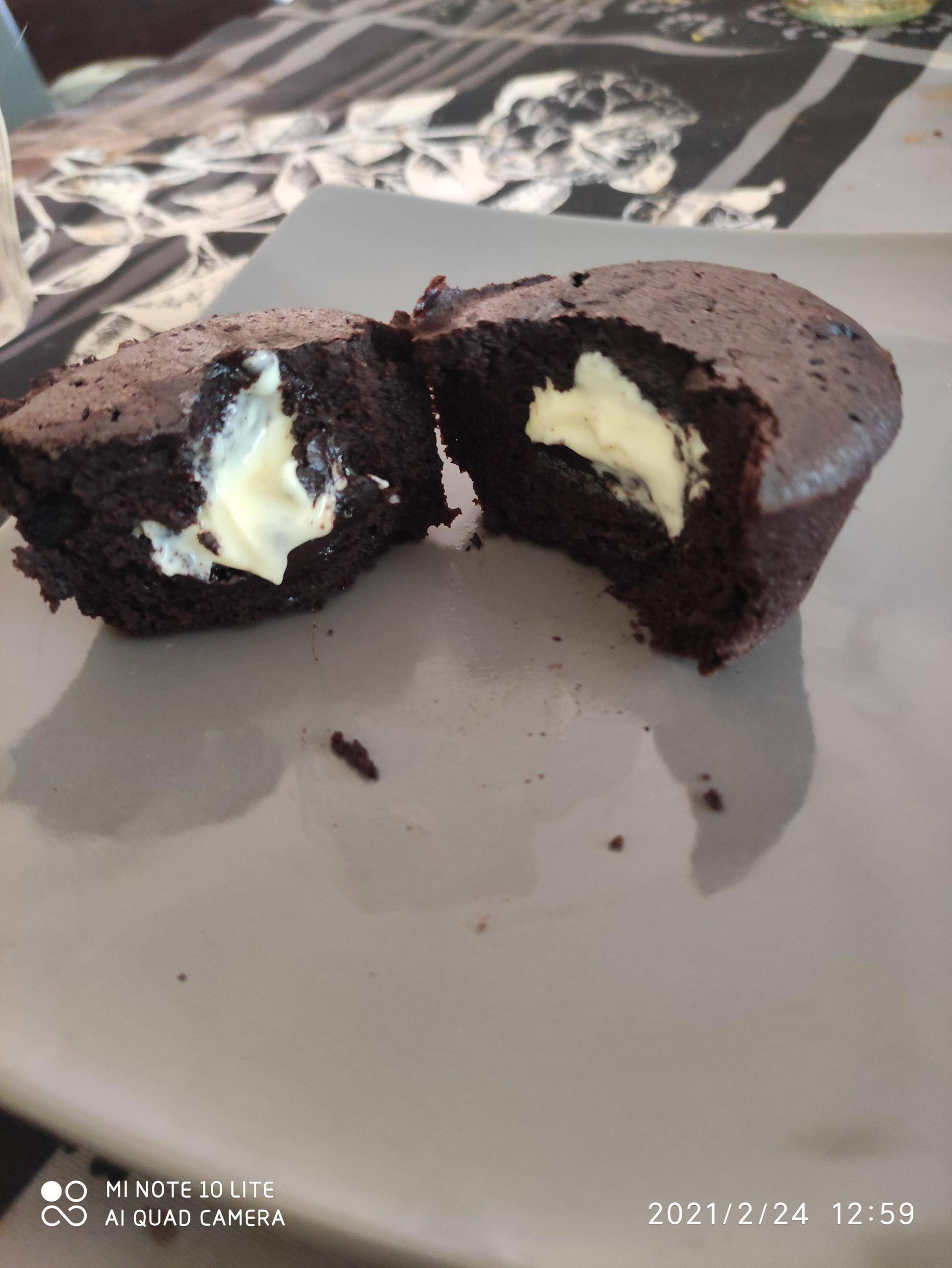 Coeur coulant chocolat coeur chocolat blanc - Recette Cake Factory | Tefal