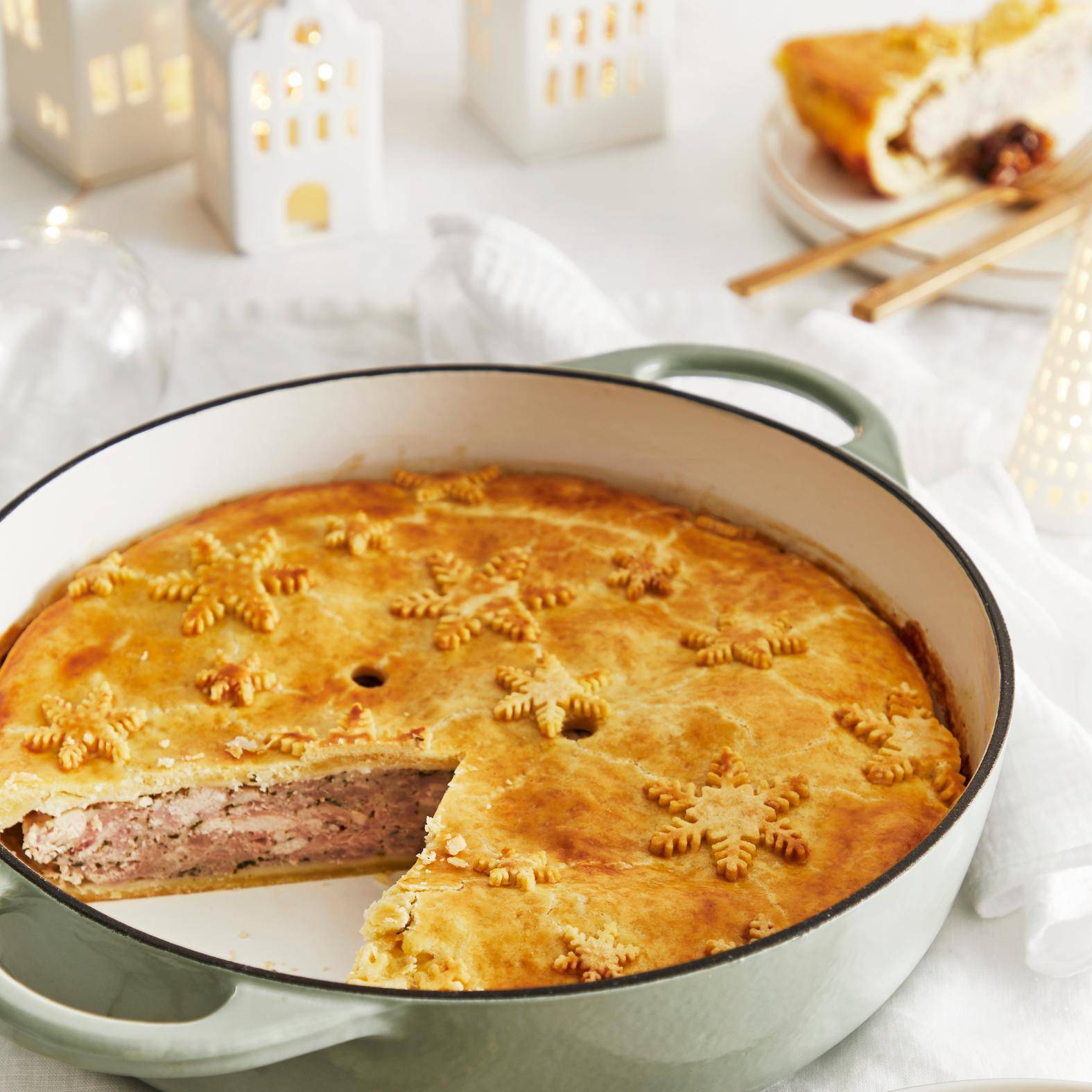 Tourte de Noël, chutney de canneberges - Recette Poêles et Casseroles | Tefal
