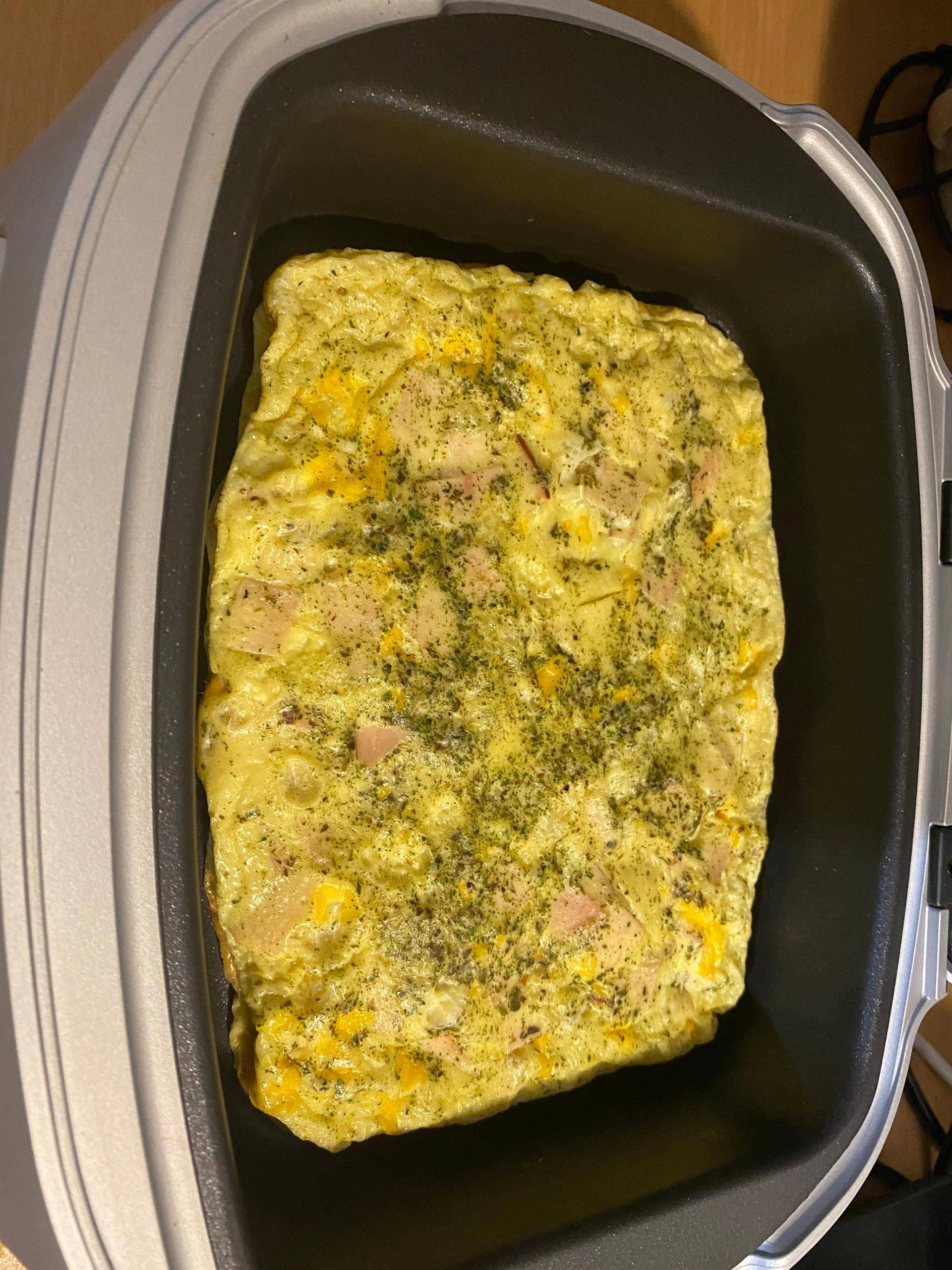 Omelette blanc de poulet - Recette Cake Factory Délices | Tefal