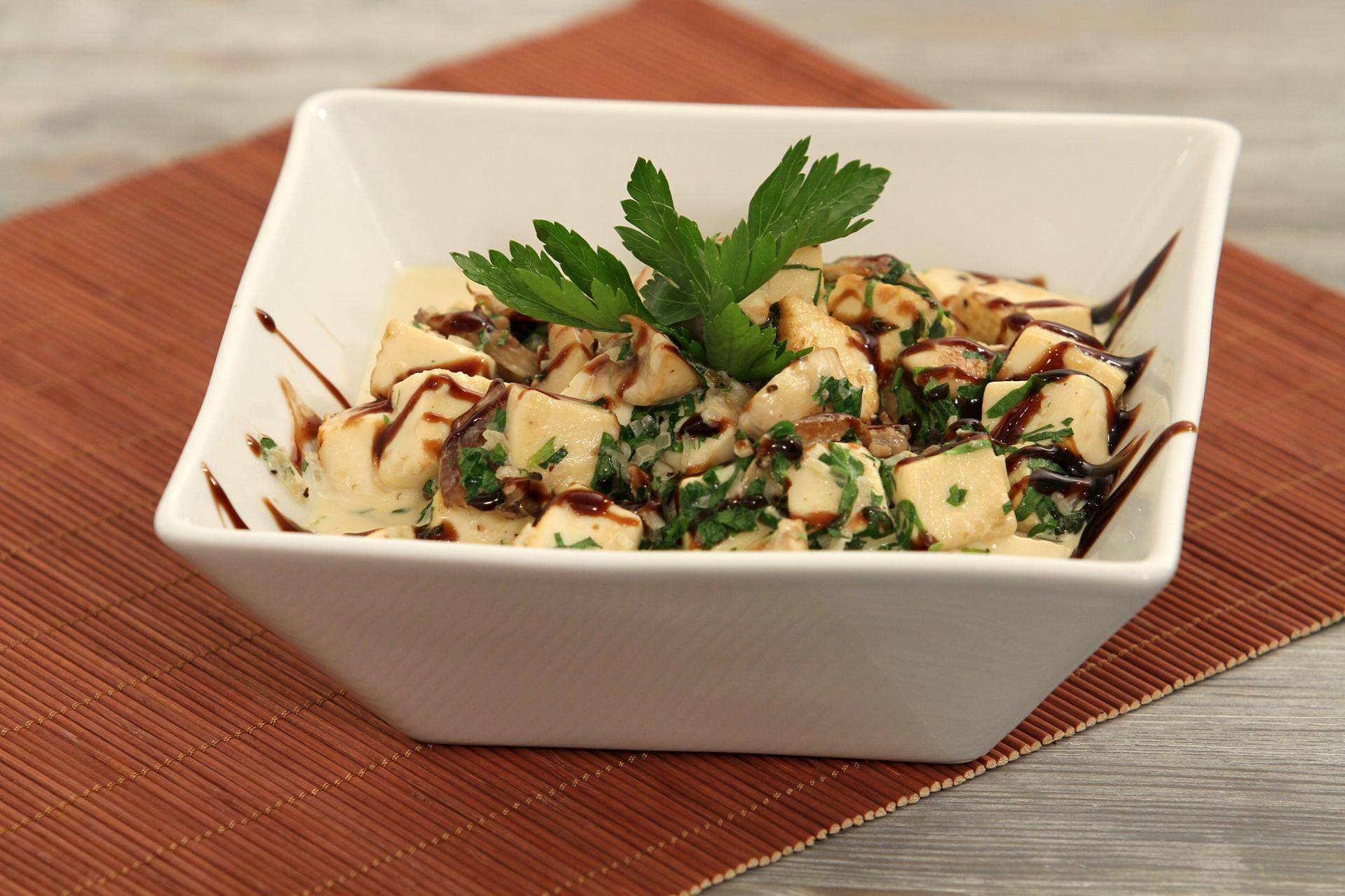 Poêlée de tofu et champignons à la crème - Recette Balance de cuisine | Tefal