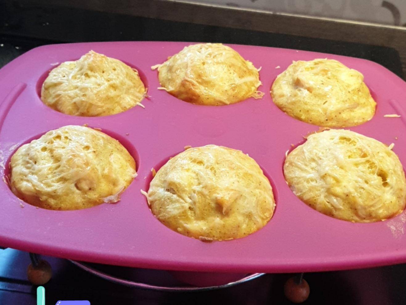 Muffins poireau saumon curry - Recette Cake Factory | Tefal