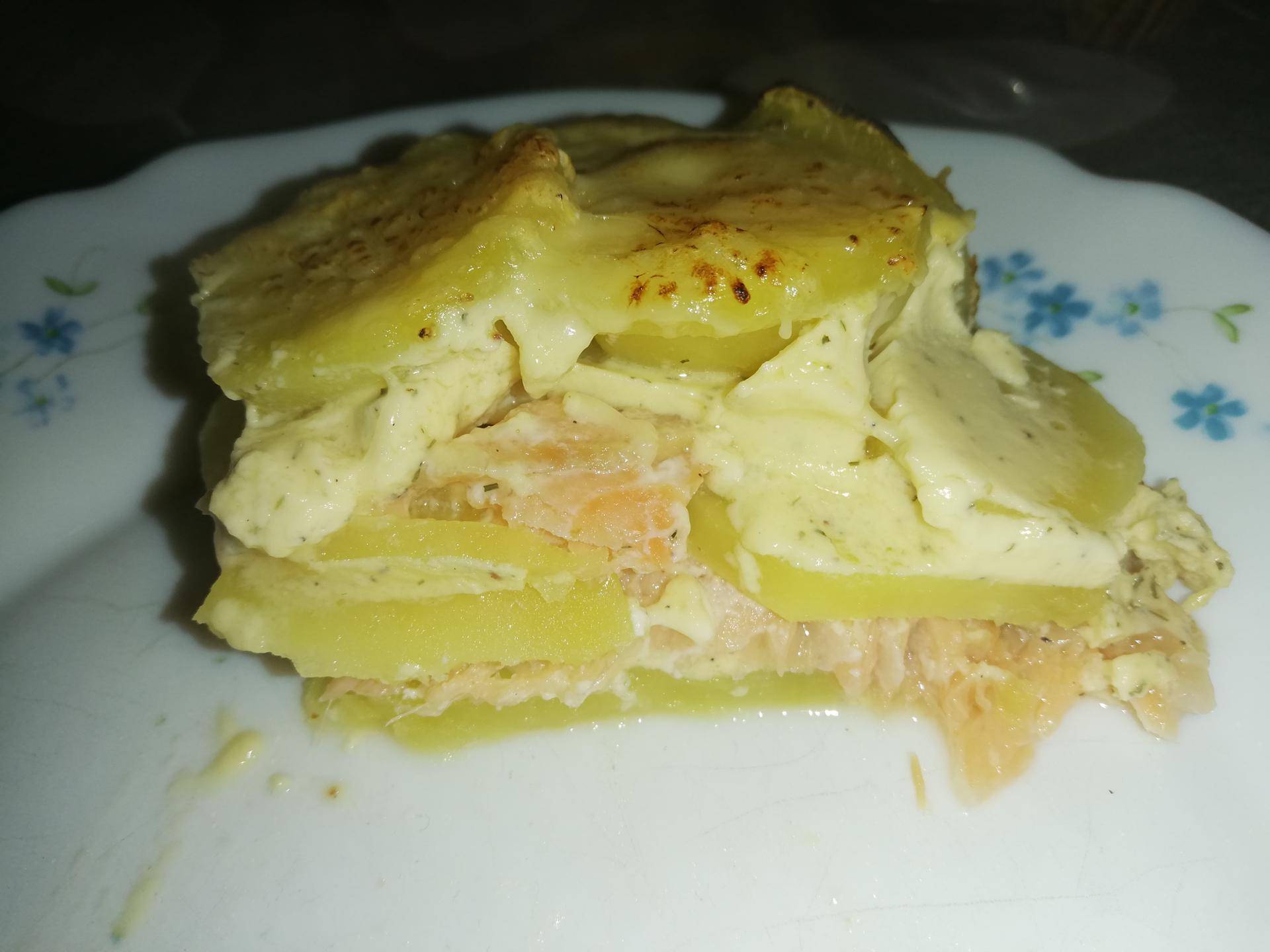 Gratin de saumon - Recette Cake Factory | Tefal