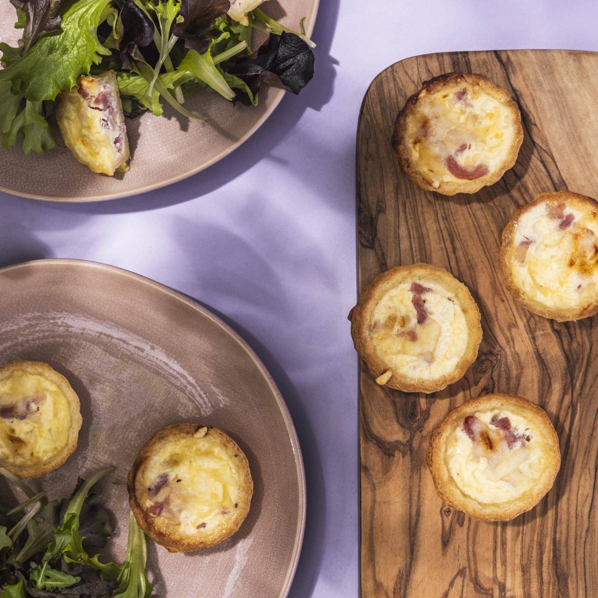 Mini-quiches salées - Recette Snack Collection MECHANICAL | Tefal